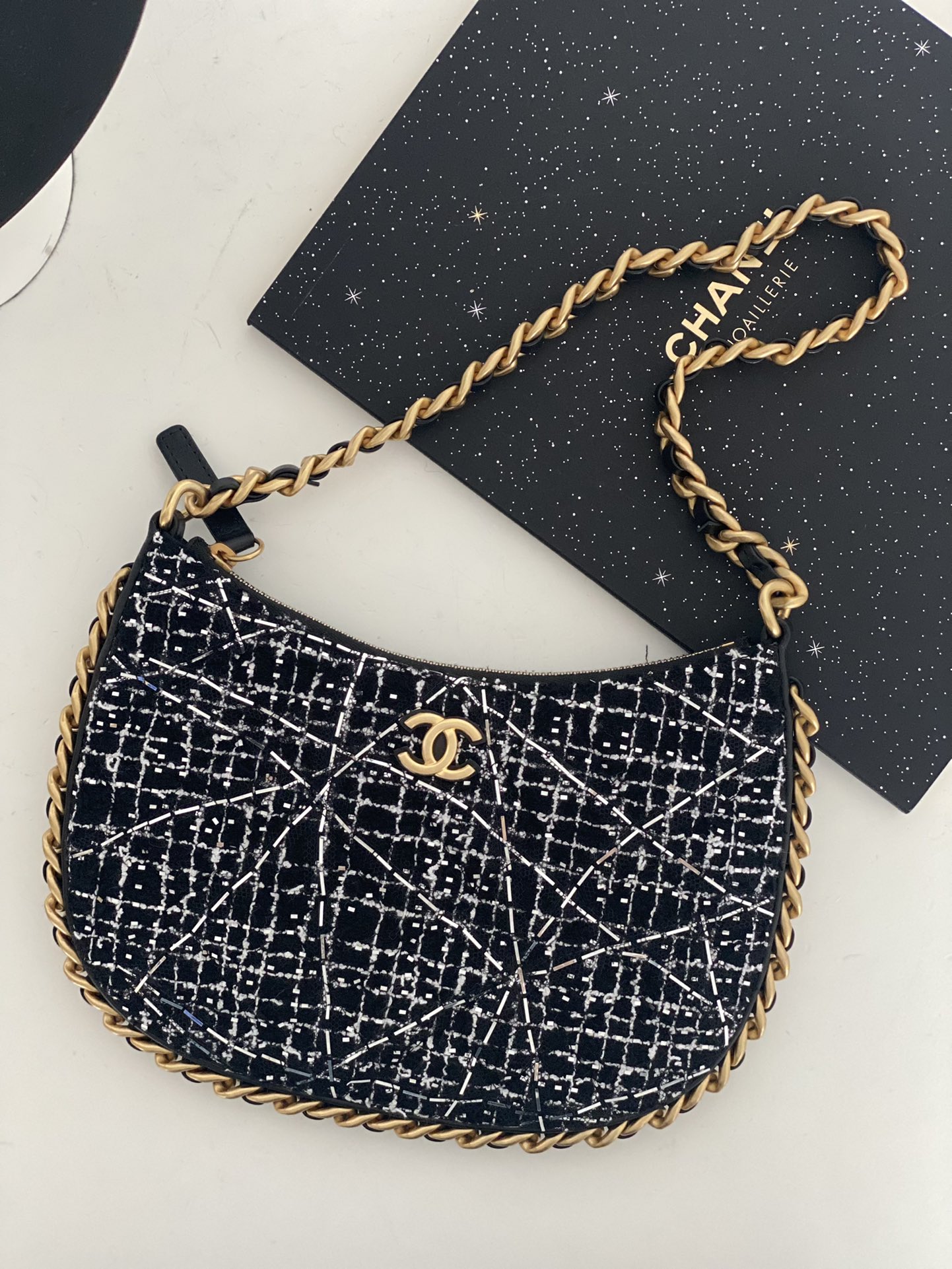 Ch@nel Hobo Bag-23.5*15*2CM