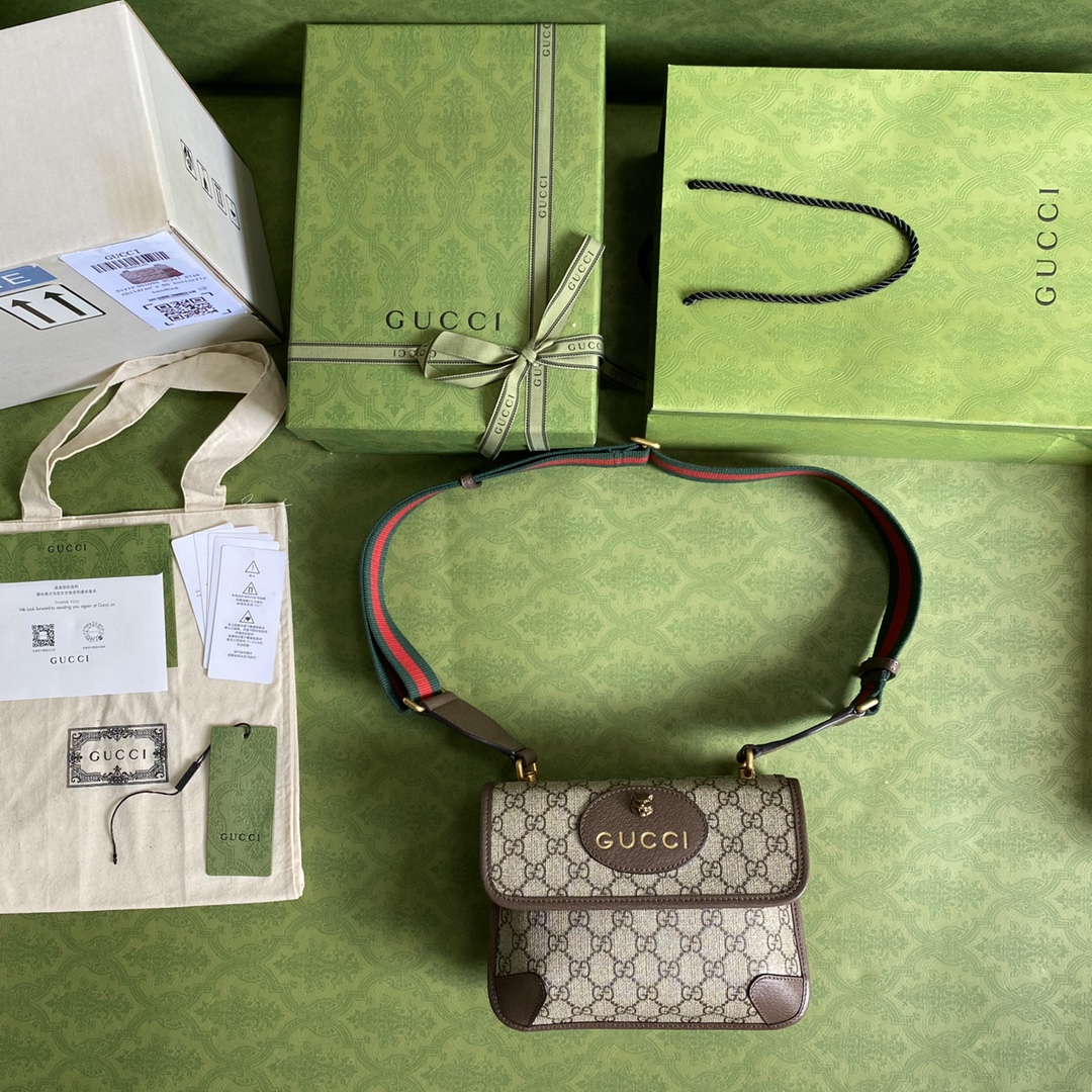 g*u*i neo vintage gg S*p*e belt bag-22*16.5*4cm