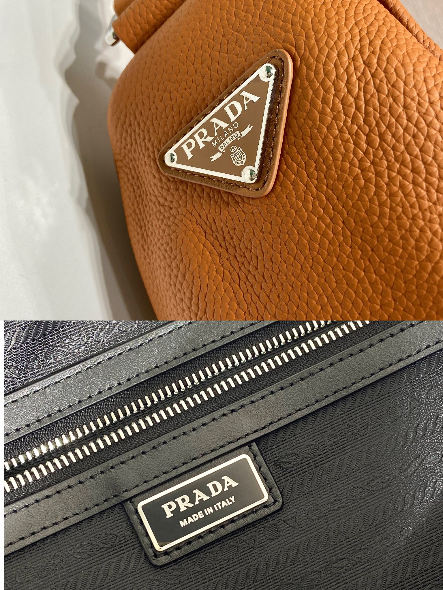 Pra*a 2vy007 triangle bag-22.5*31*28cm