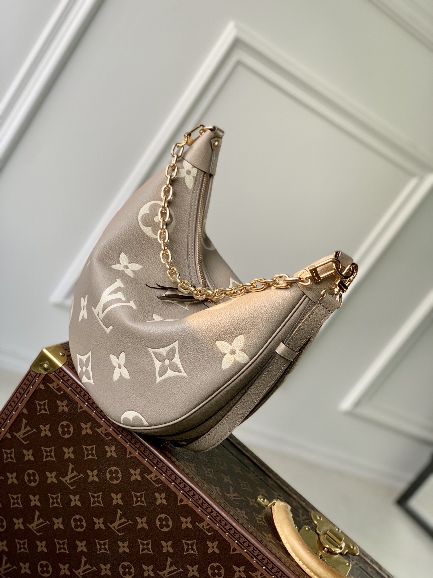 l0*is V*t0n loop hobo handbags-m46725-38*26*10cm
