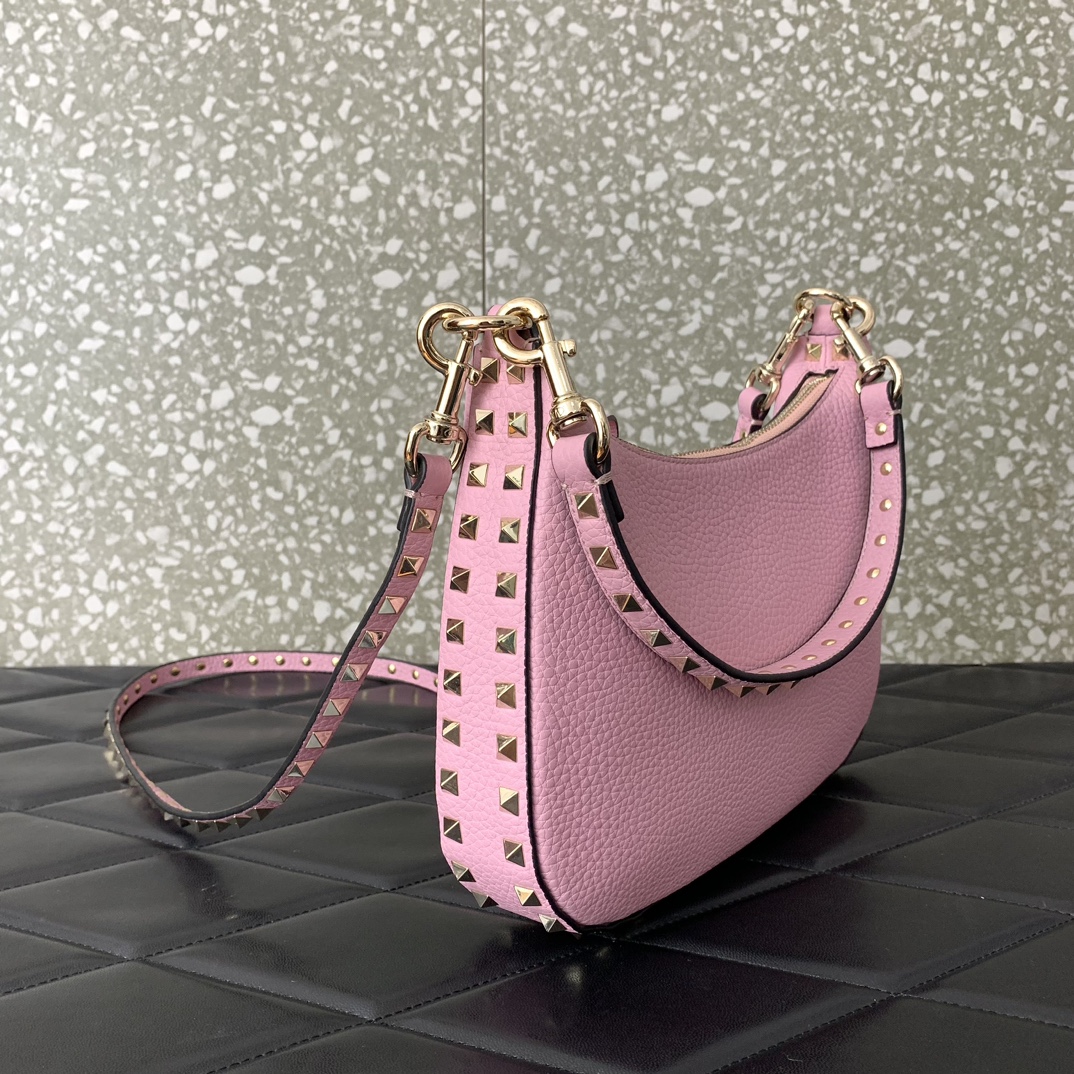Va1e*ntin0 garavani rockstud hobo bag-6✖️4✖️16cm