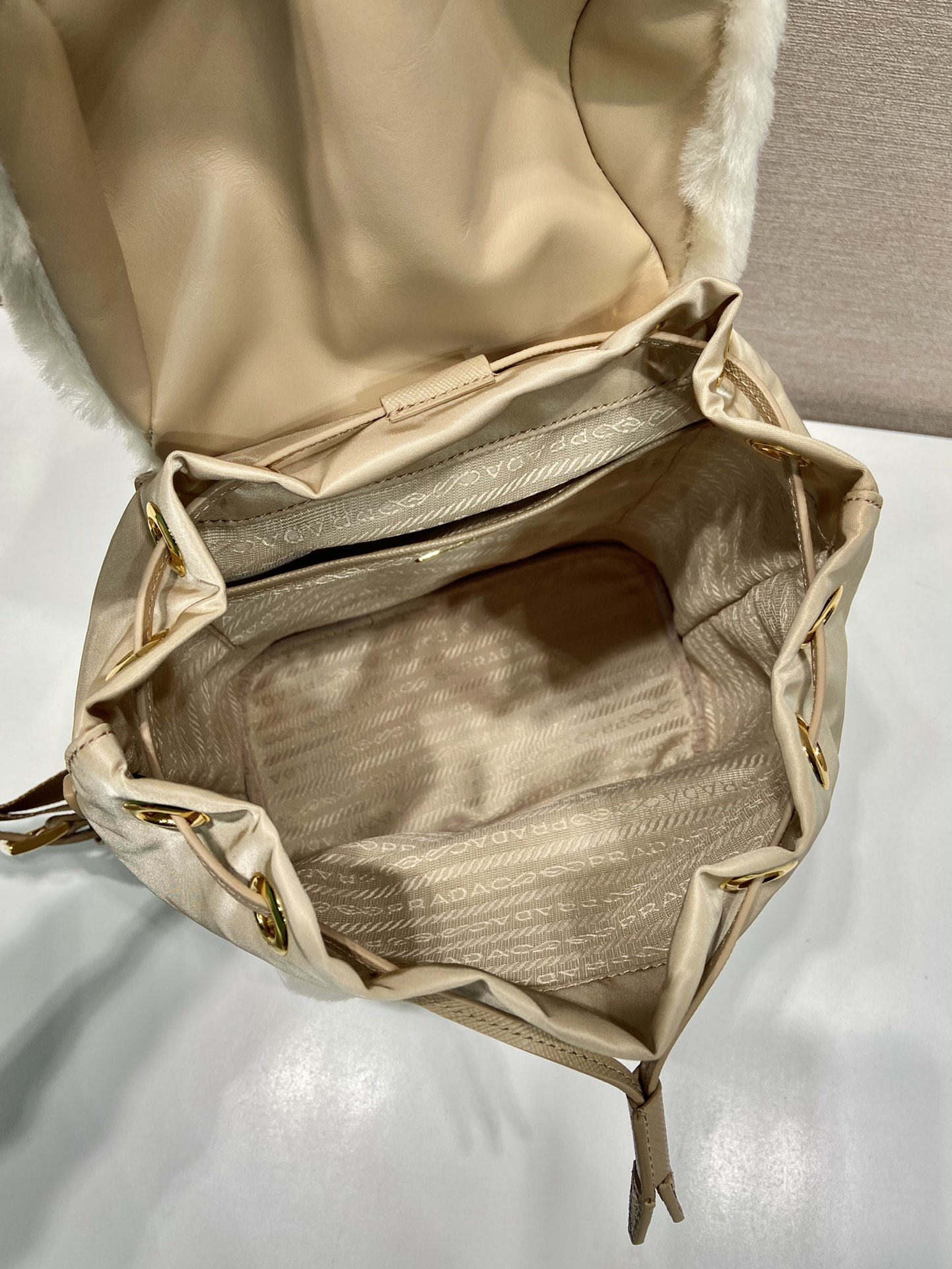 Pra*a backpack 1bz074 -20.5×25×11.5cm