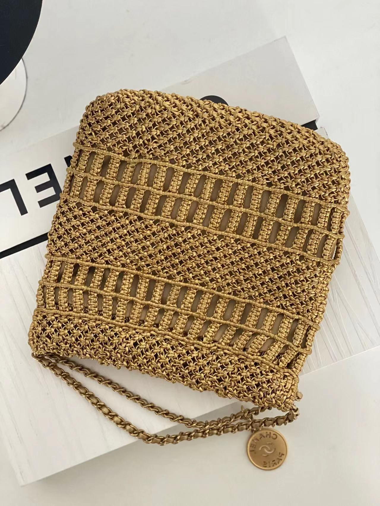 Ch@nel Mini 2024SS Handbags-23*18.5*6CM