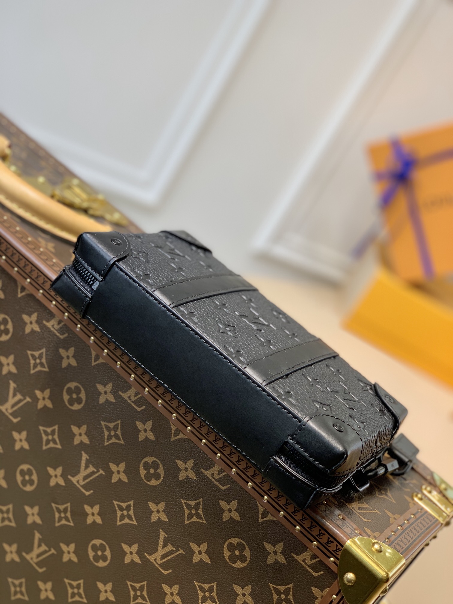 l0*is V*t0n mini soft trunk wallet-m80224-22.5*14.5*5m