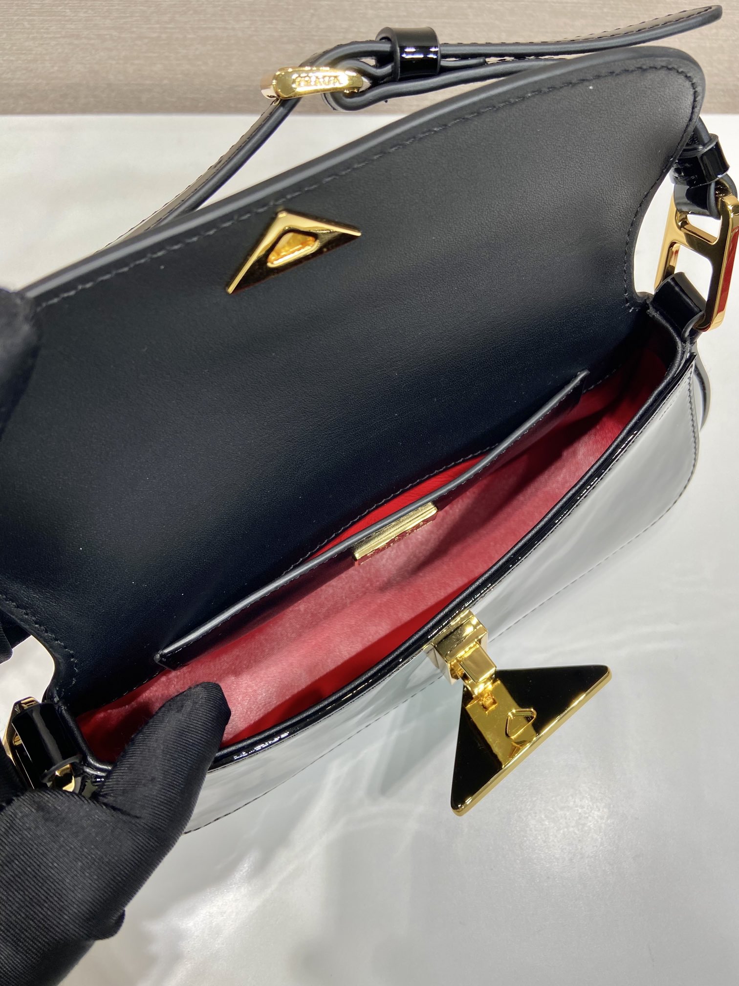 Pra*a 1bd345 crossbody bag -24*11*4cm