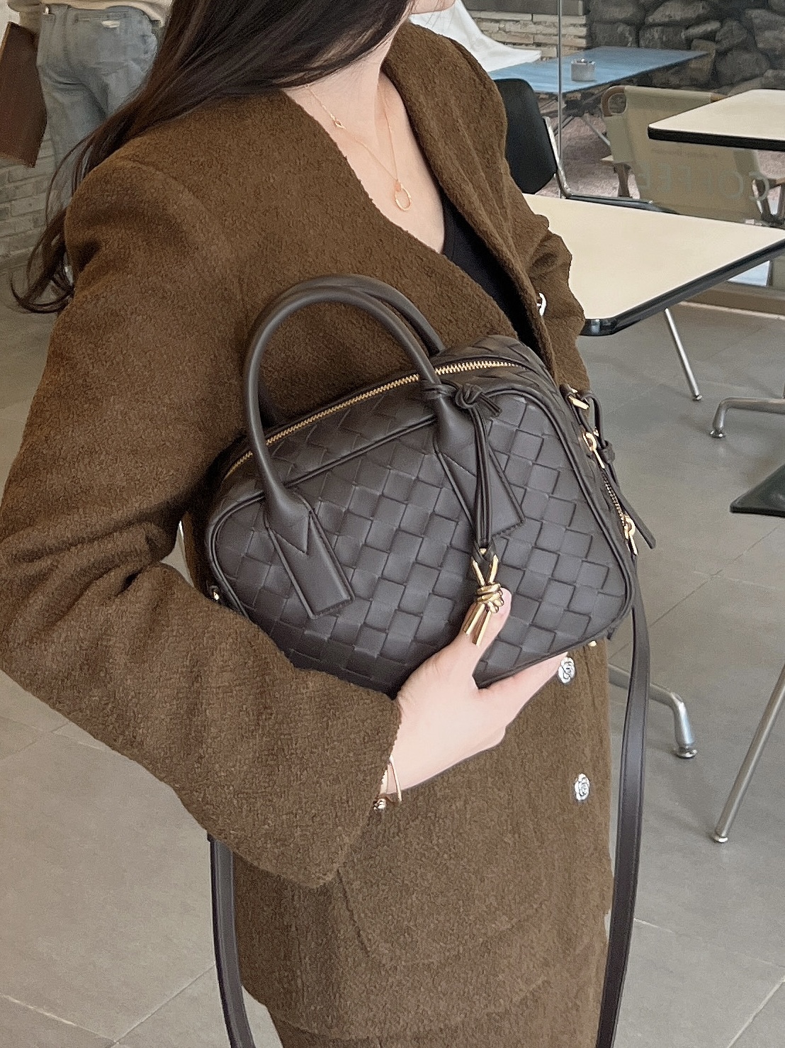 b0tte*a Ven*ta getaway bag-23.5x17.5x9cm