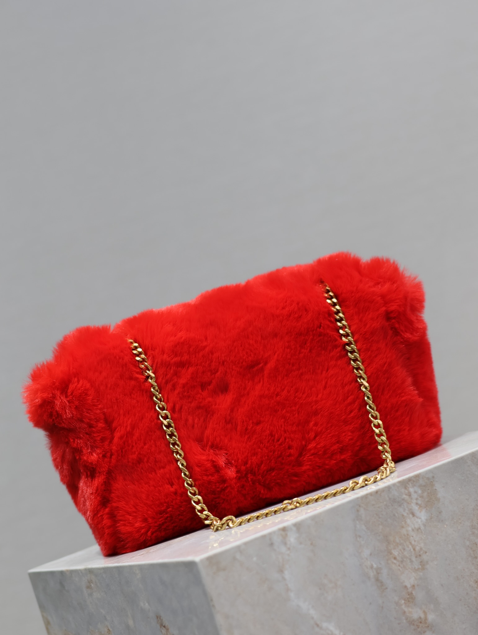 Y*L rabbit fur kate bags-22×14×5cm