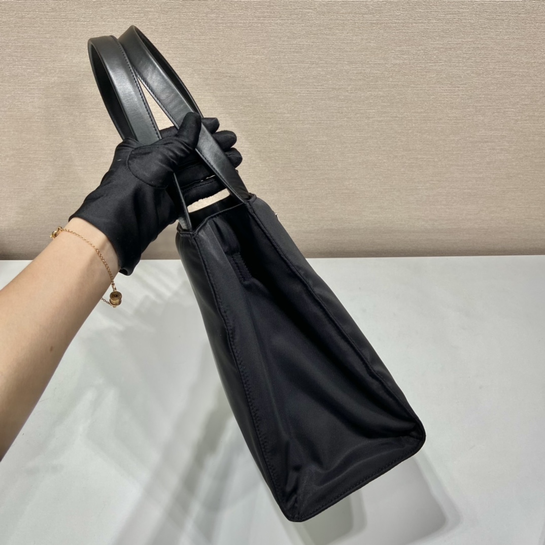 Pra*a 1bg426 tote bag-25.5*27*14cm