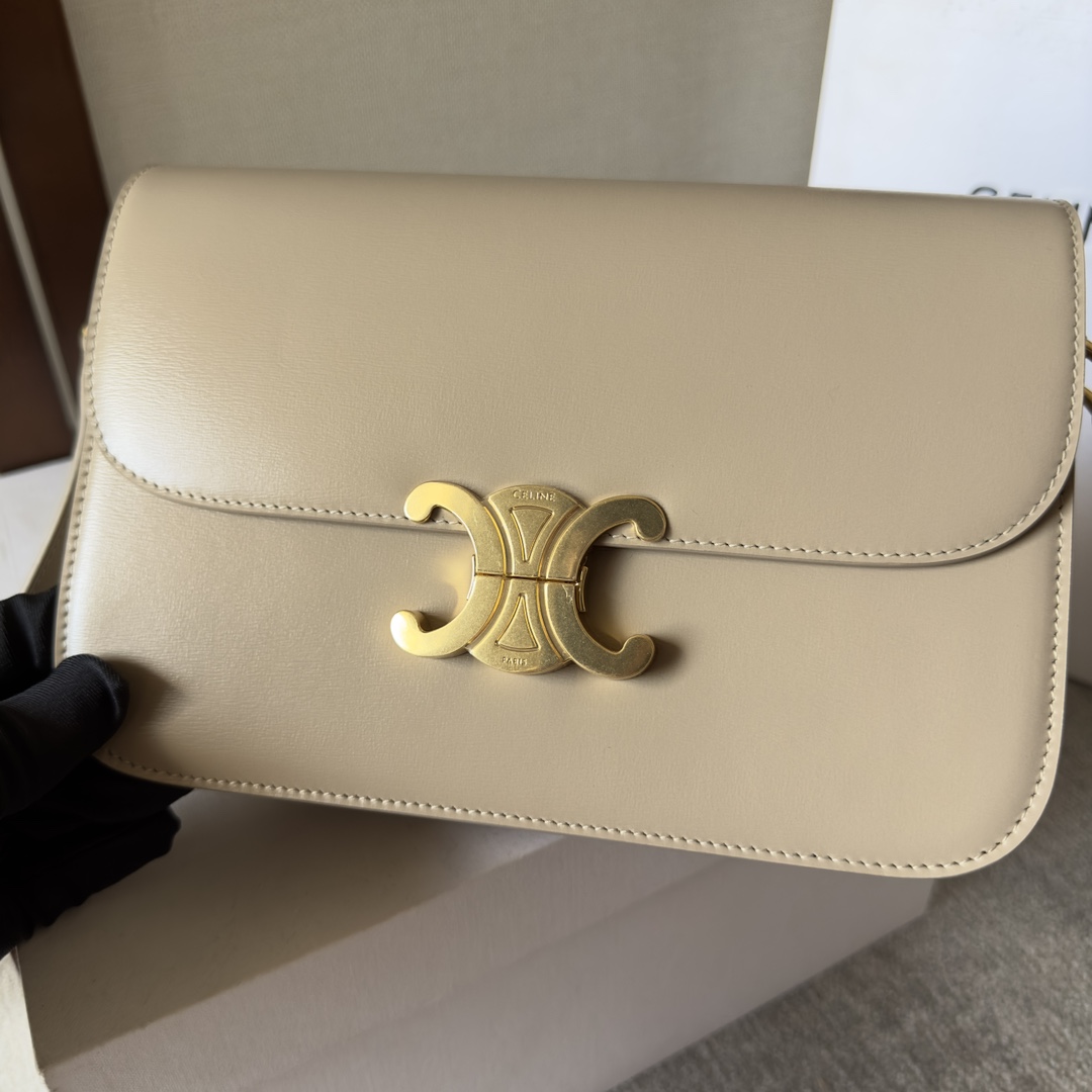 Celin Triomphe Shoulder Bag-22.5x16.5x7.5CM