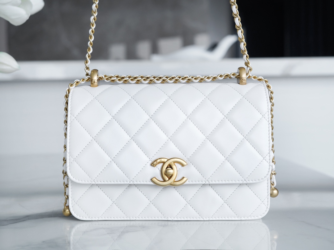 Ch@nel Flap Bag-18×12×5CM