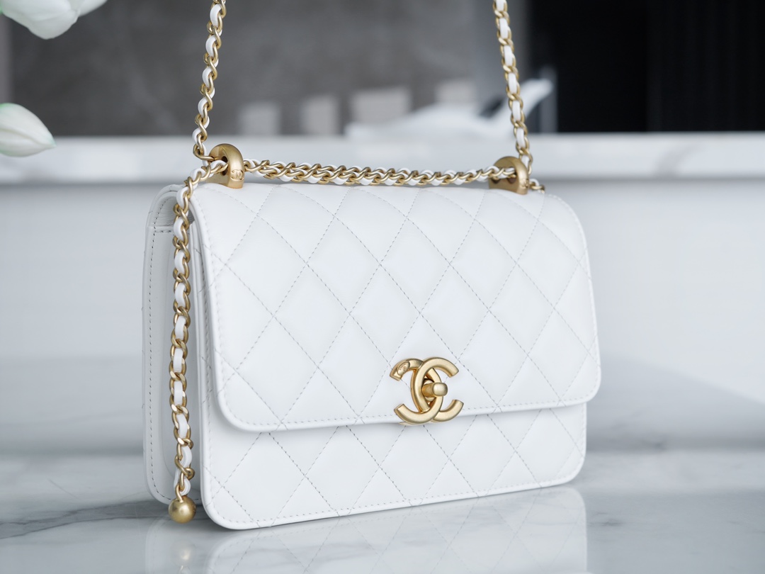 Ch@nel Flap Bag-18×12×5CM