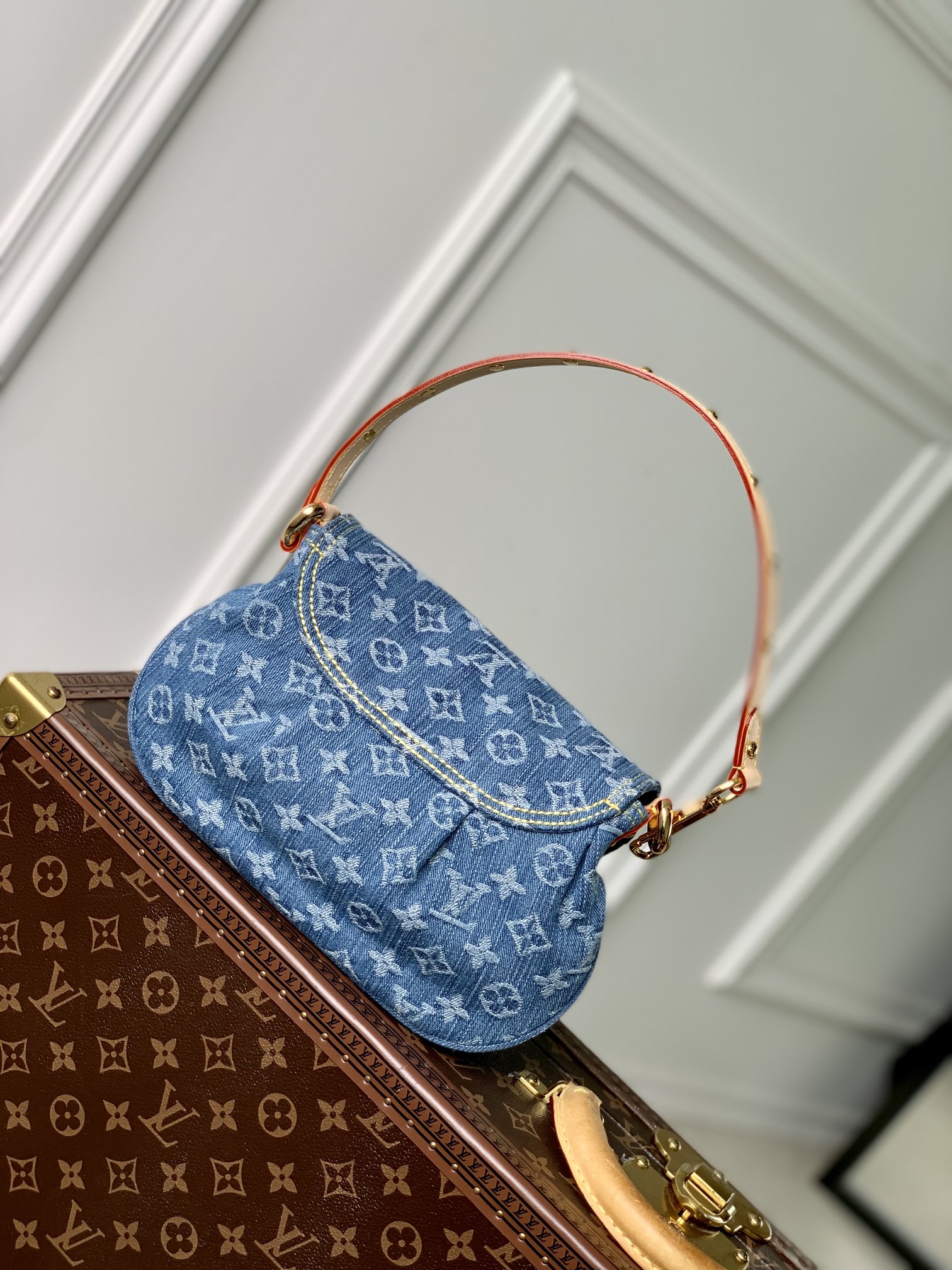 l0*is V*t0n sunset vintage m95050 handbags-27*18*3cm