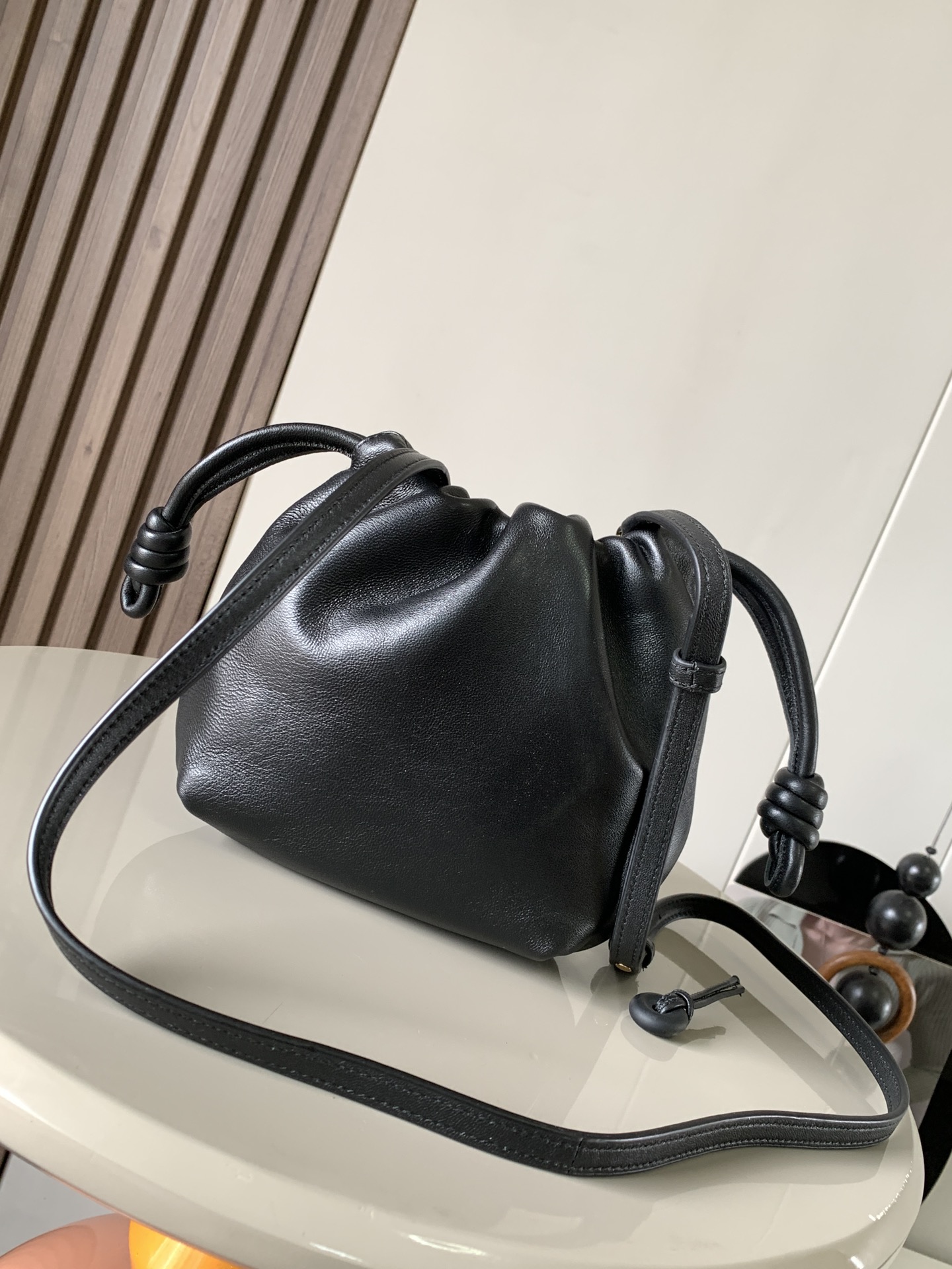 L0ew* mini flamenco purse bag-23*17*5.5cm