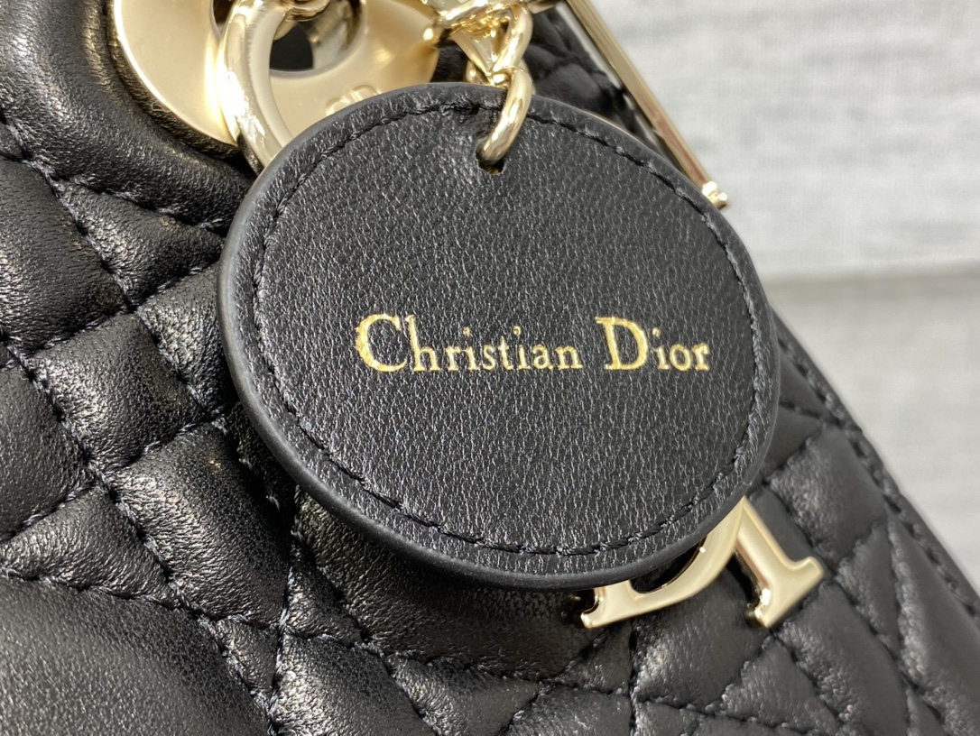 lady D*or mini-lambskin leather-17*15*8cm