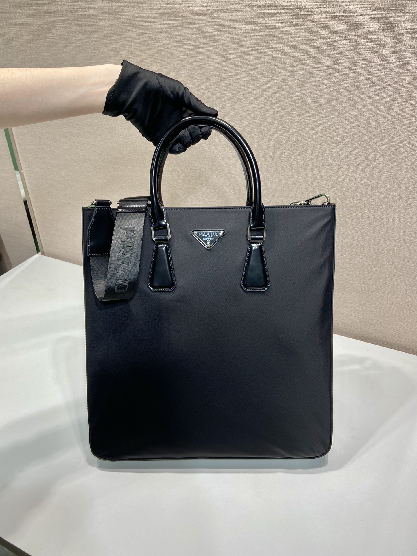 Pra*a 2vg115 tote bag-6*38*7cm