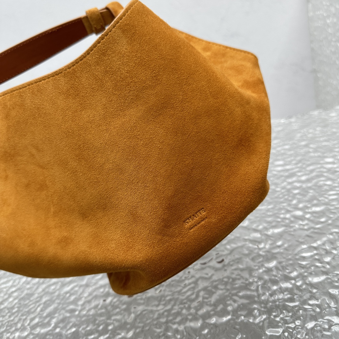Khaki Lotus Mini Matte Handbag-16*16*15CM