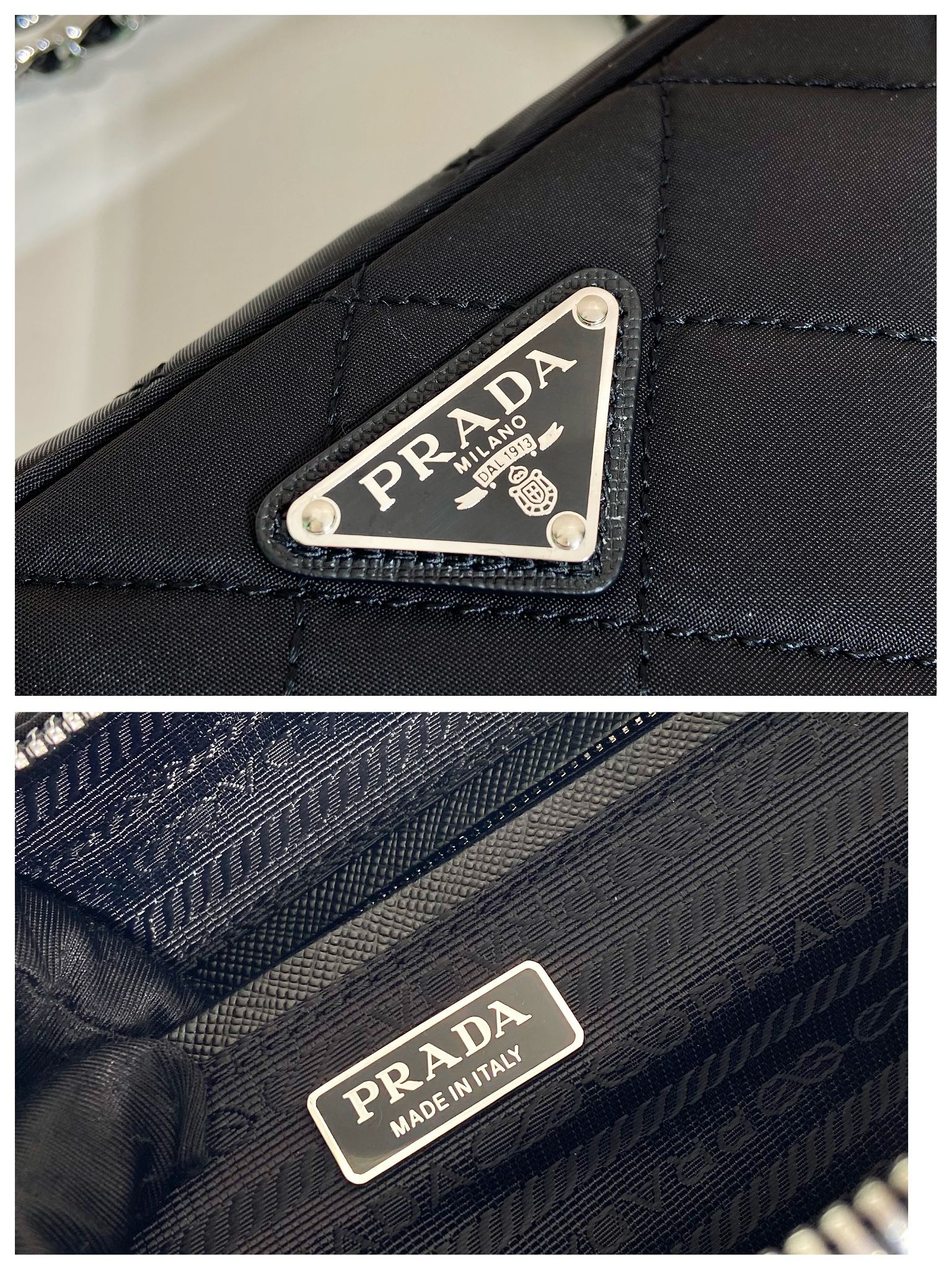 Pra*a 1bd642 vintage camera bag-22*16*6.5cm