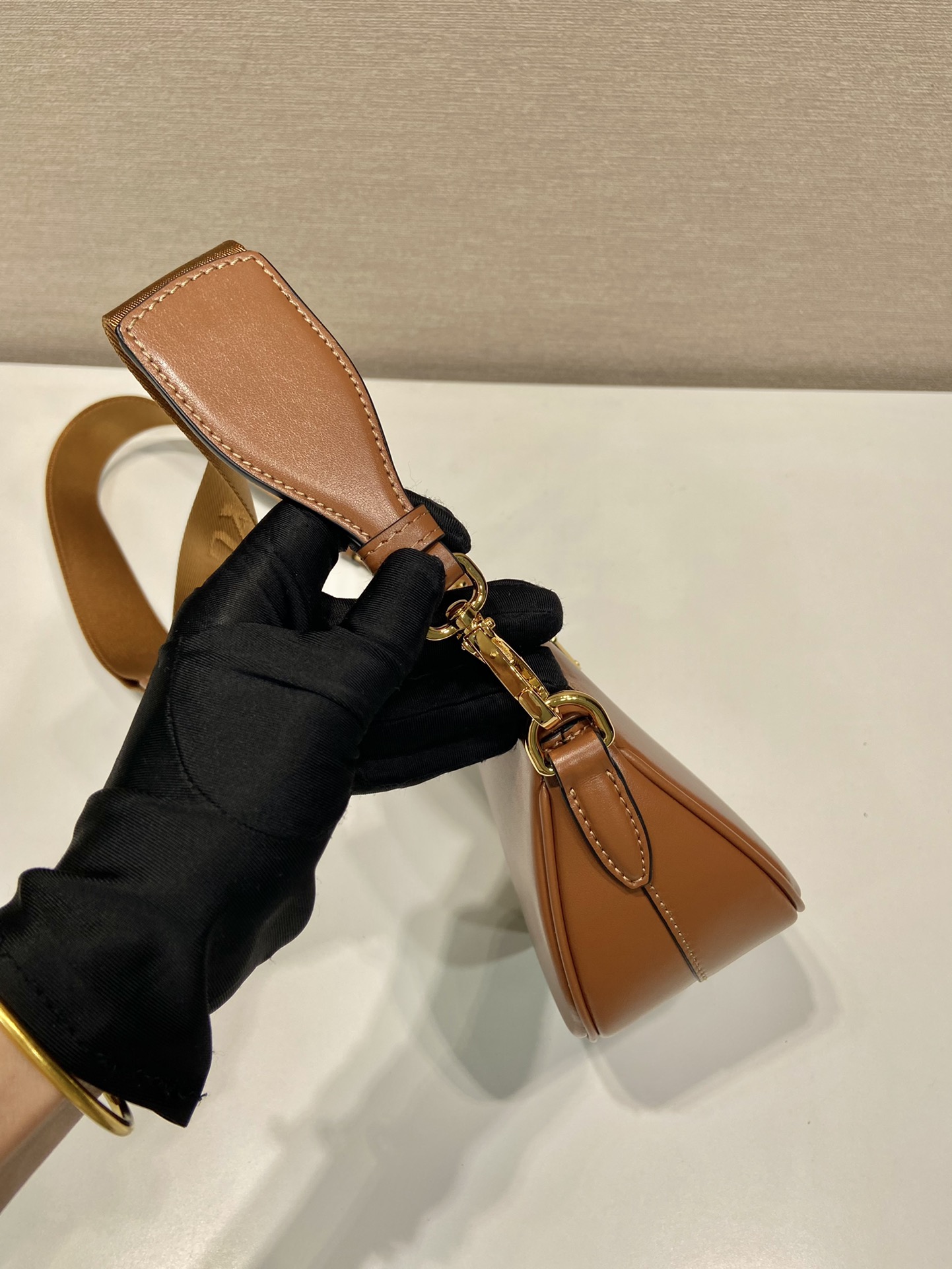 Pra*a 1bh212 crossbody bag-18*15*8cm