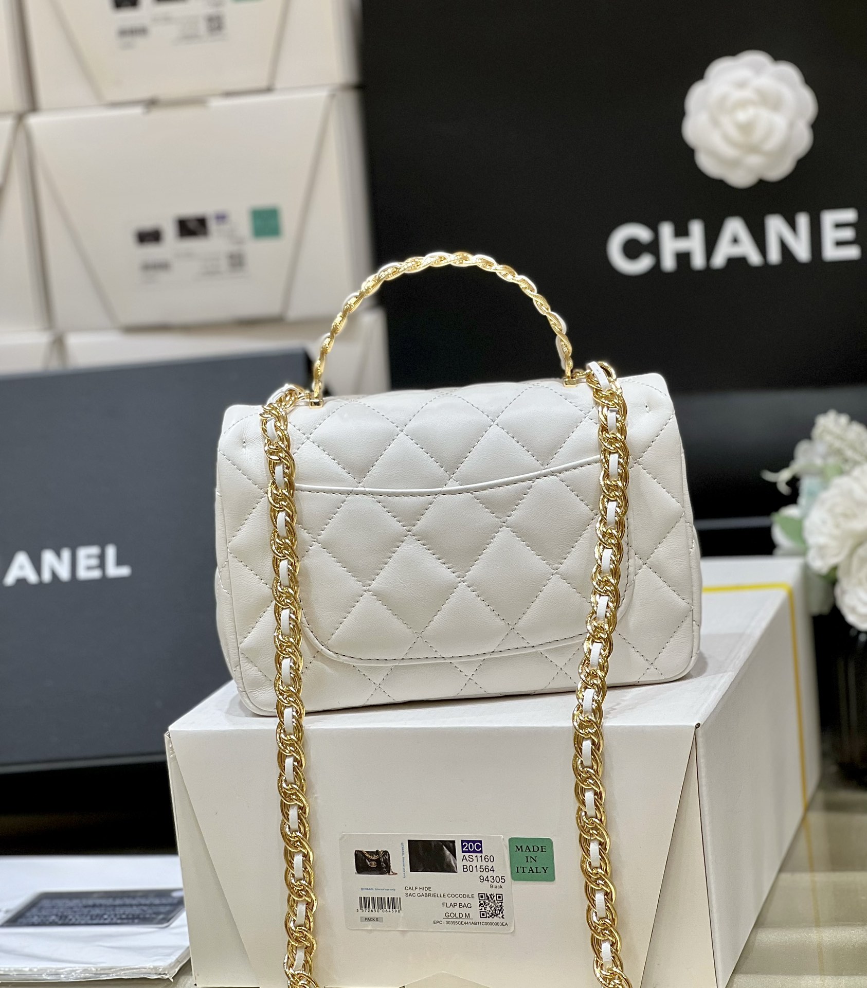 Ch@nel Flap Bag-21*13*8CM