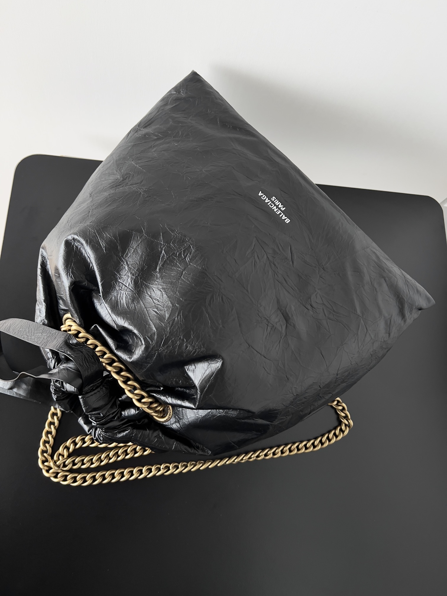 Ba*len*cia*ga crush tote-39.9x46.0x14.0cm