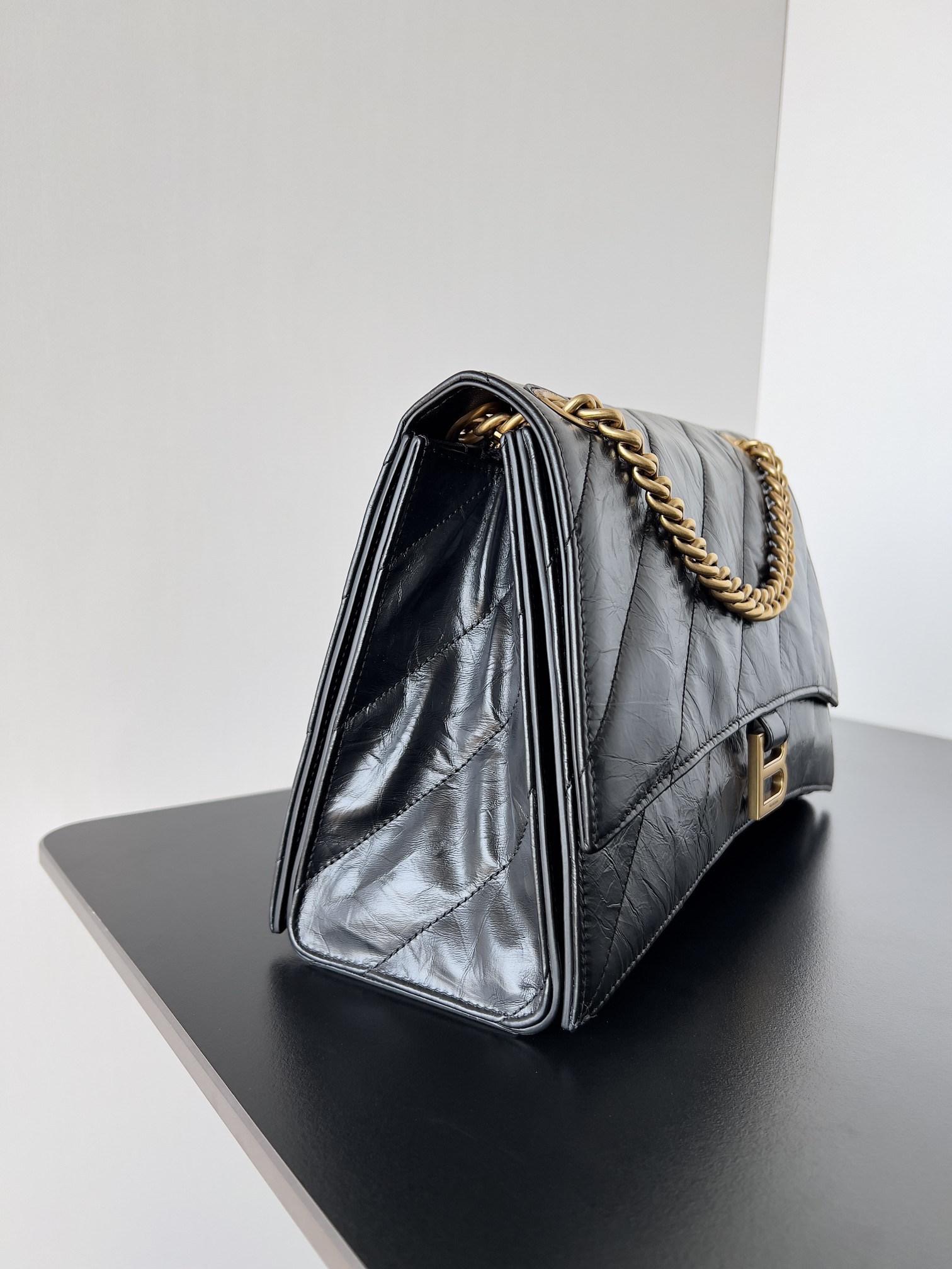 Ba*len*cia*ga crush chain bag-32*13*20.5cm