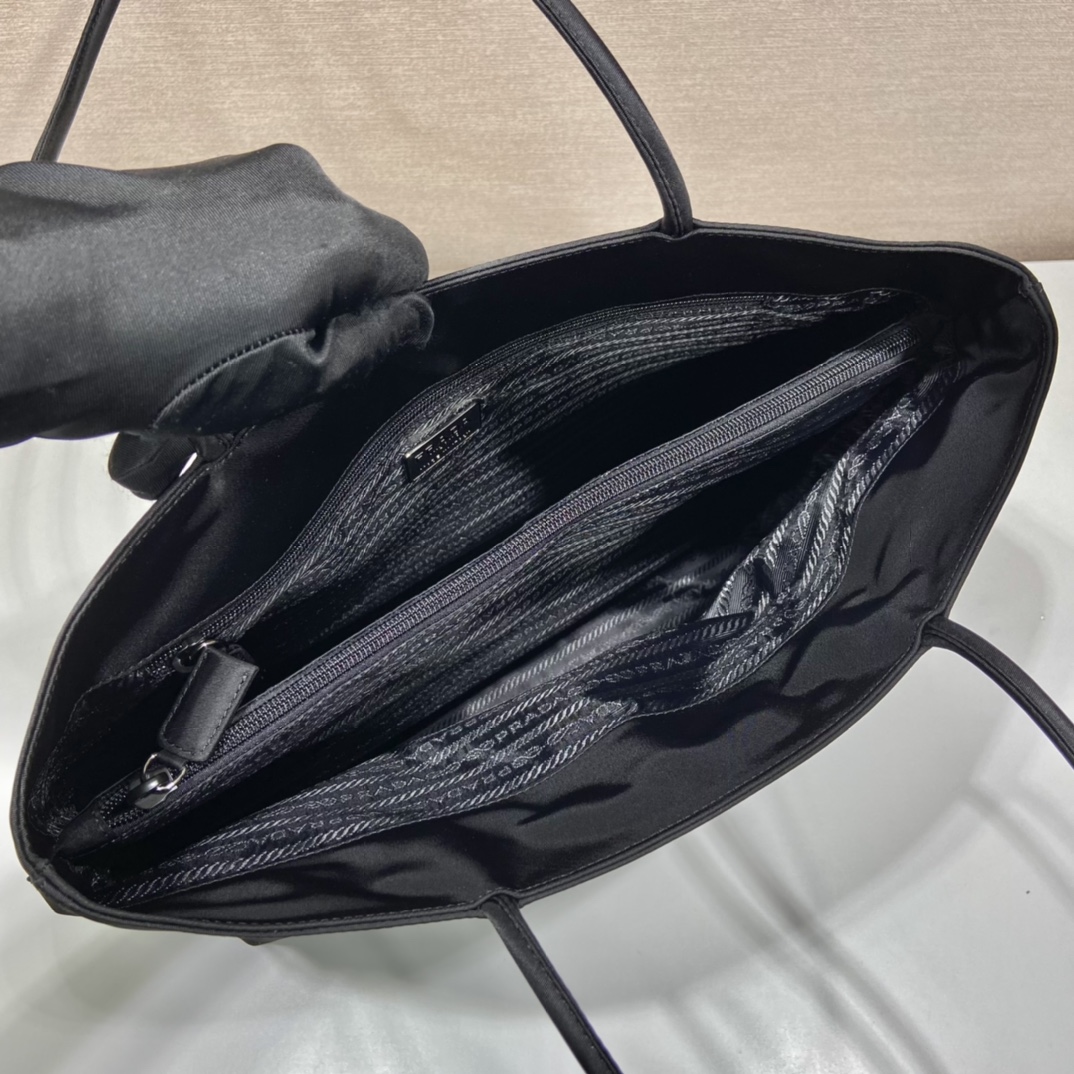 Pra*a nylon b6248 tote bag-35*30*10cm