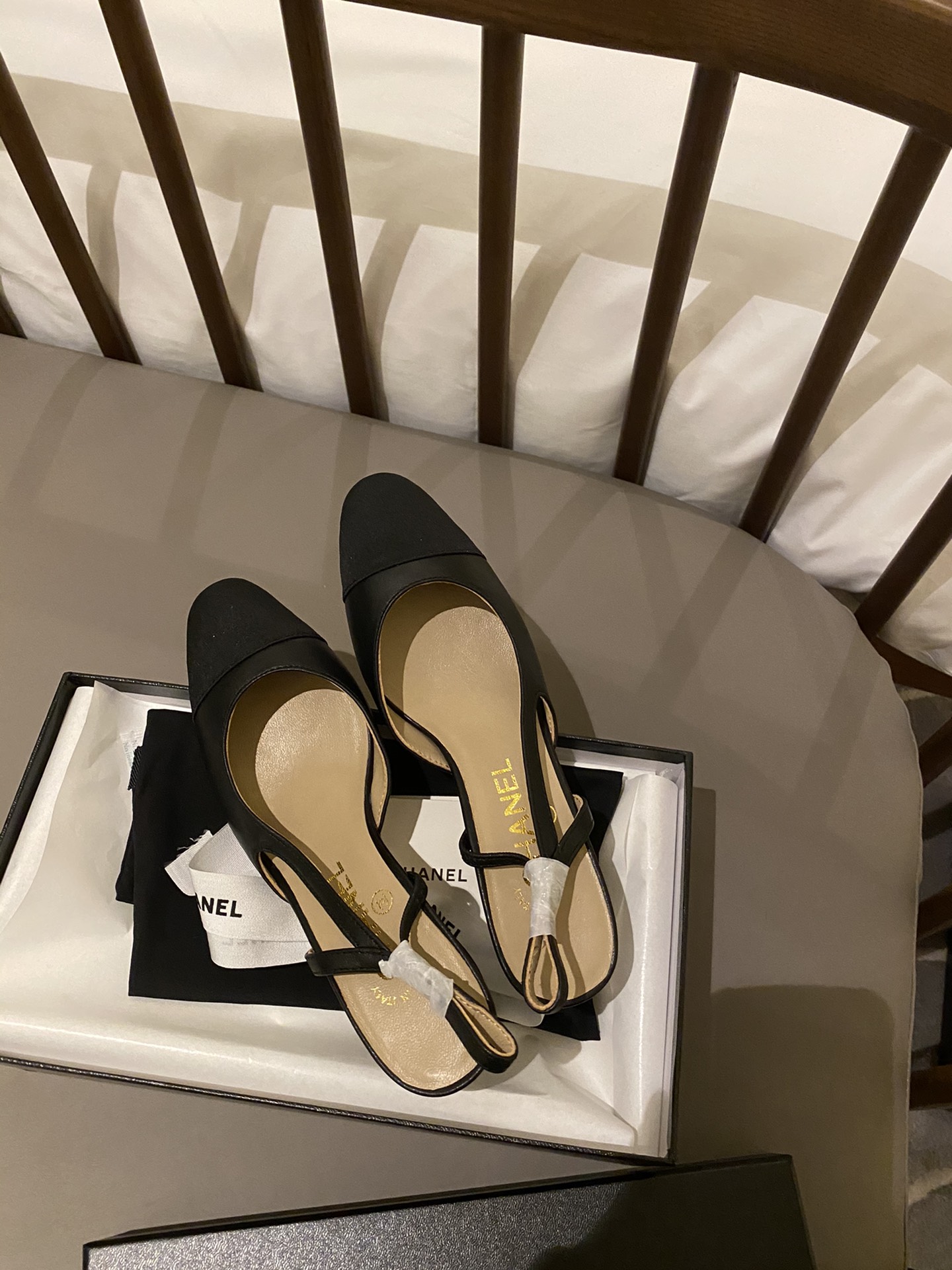 Ch@nel Slingbacks