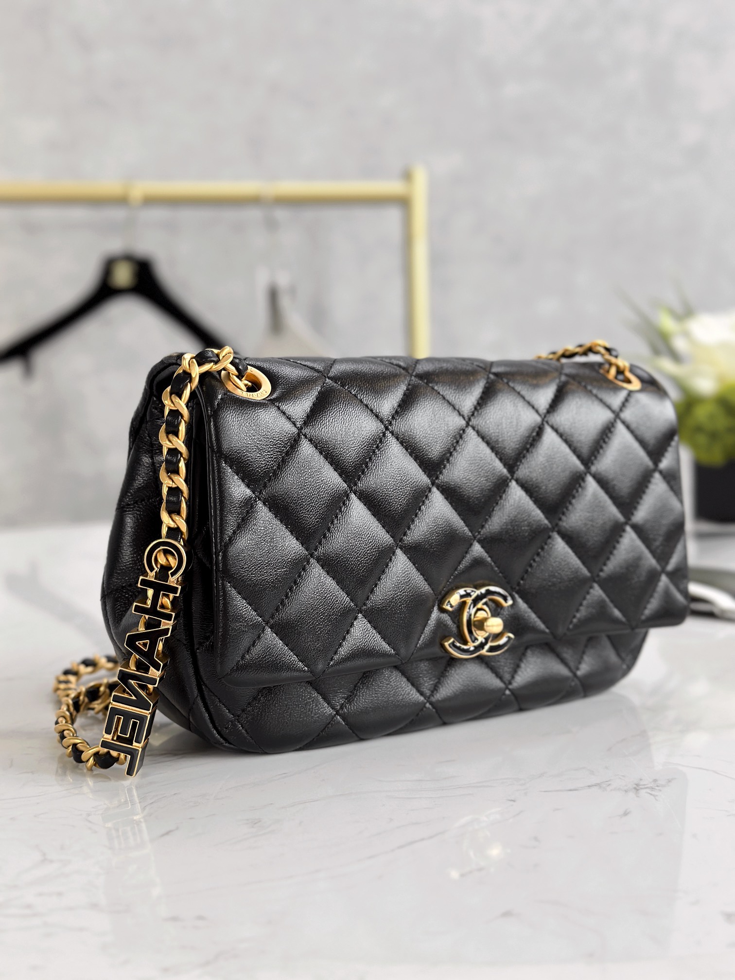 Ch@Nel Flap Bag-15.5*23*8.5CM