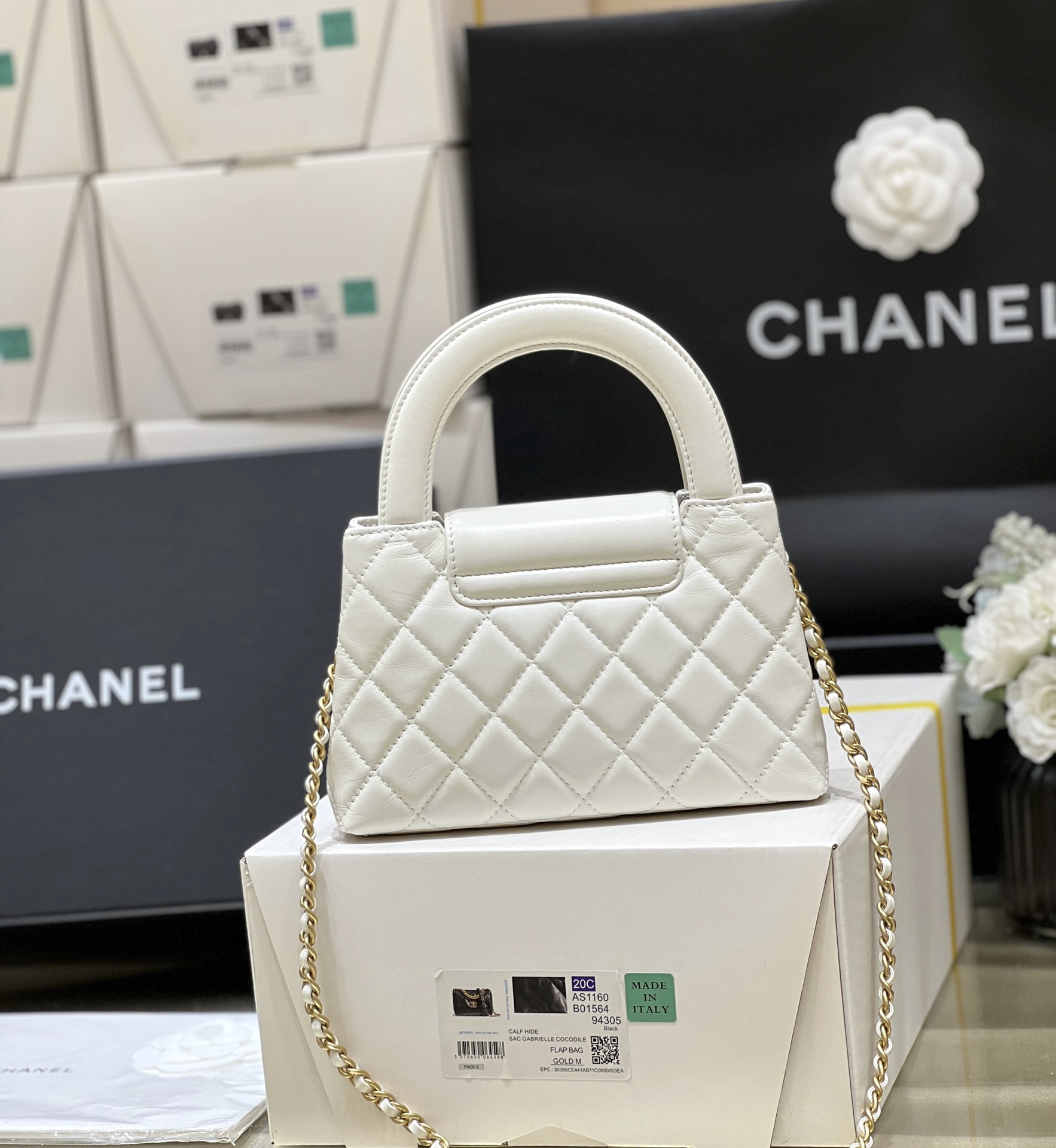 Ch@Nel Kelly Chain Bag-13*19*7CM