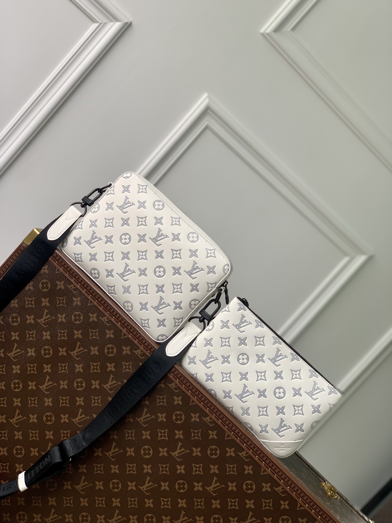 l0*is V*t0n trio messenger bag-m24754-25×18.5×7cm