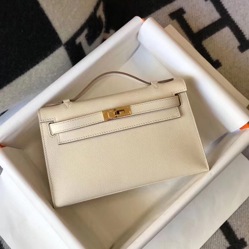 H**mes mini kelly pochette-epsom leather-22cm