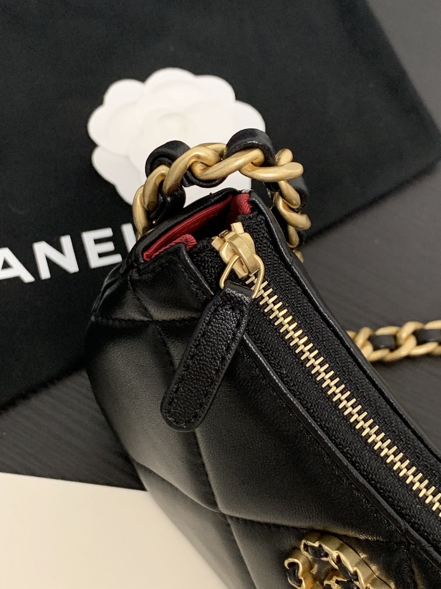 Ch@nel 2024SS Hobo Handbags-13*20*4.5CM