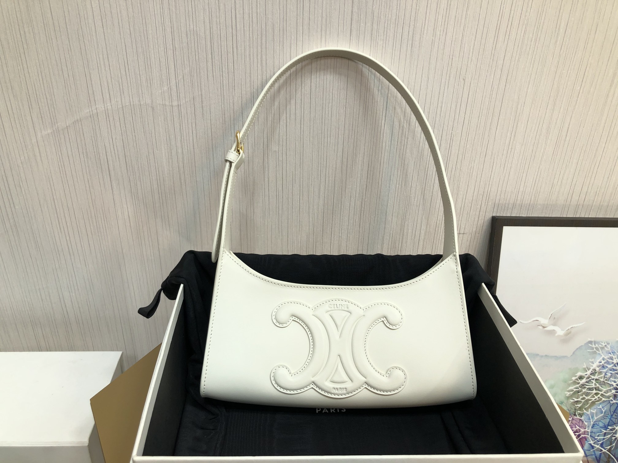Ce**e cuir triomphe bag-24x13x5cm