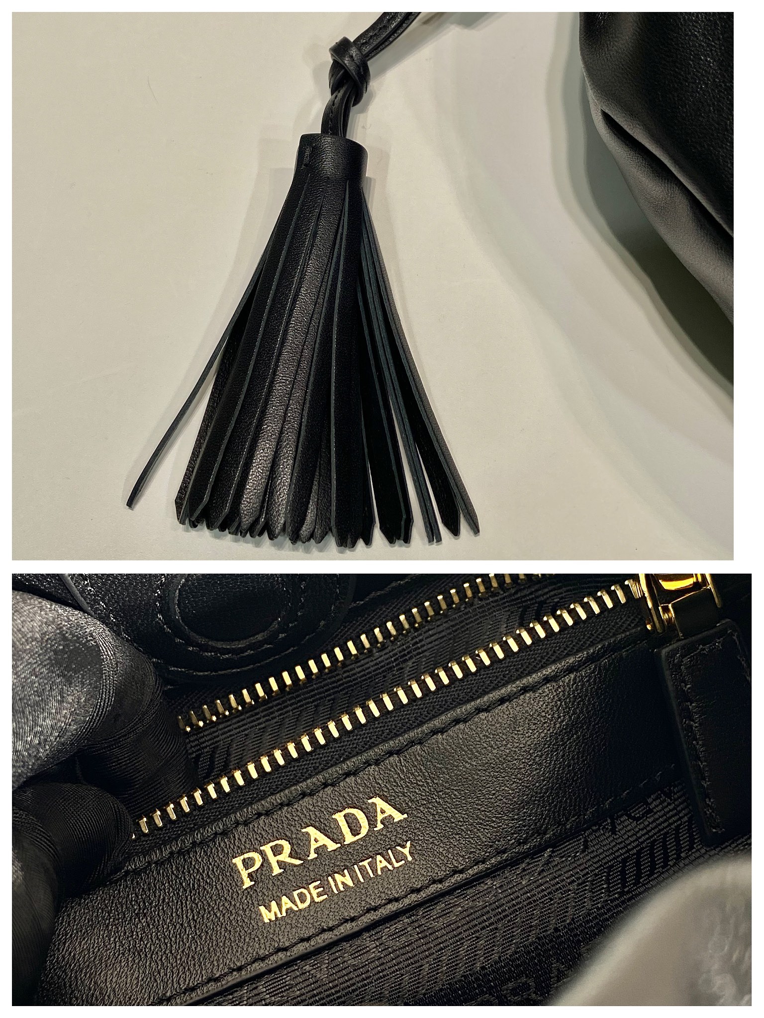 Pra*a 1ns693 tote bag-20*11.5*9cm