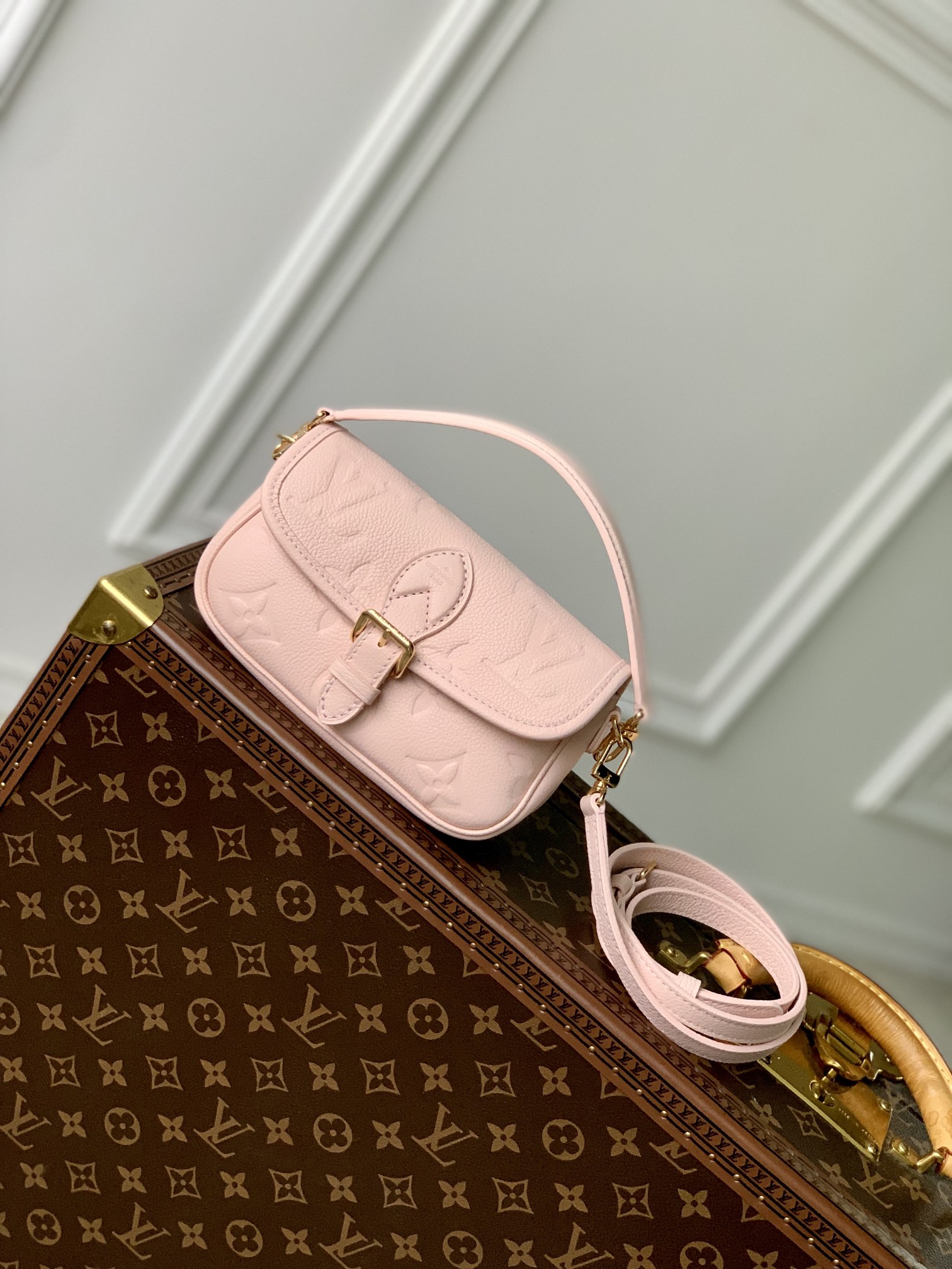 l0*is V*t0n nano diane handbags-m83566-19*10.5*6cm