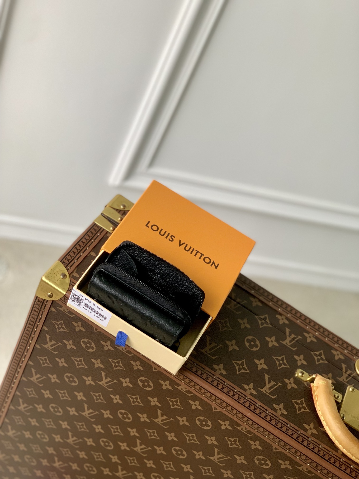 l0*is V*t0n zipped organizer wallet m82771-10.5 x 7 x 3cm