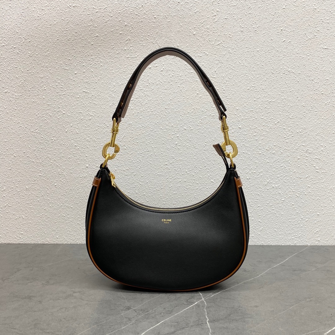 Ce**e brown leather ava hobo-24×13×7cm
