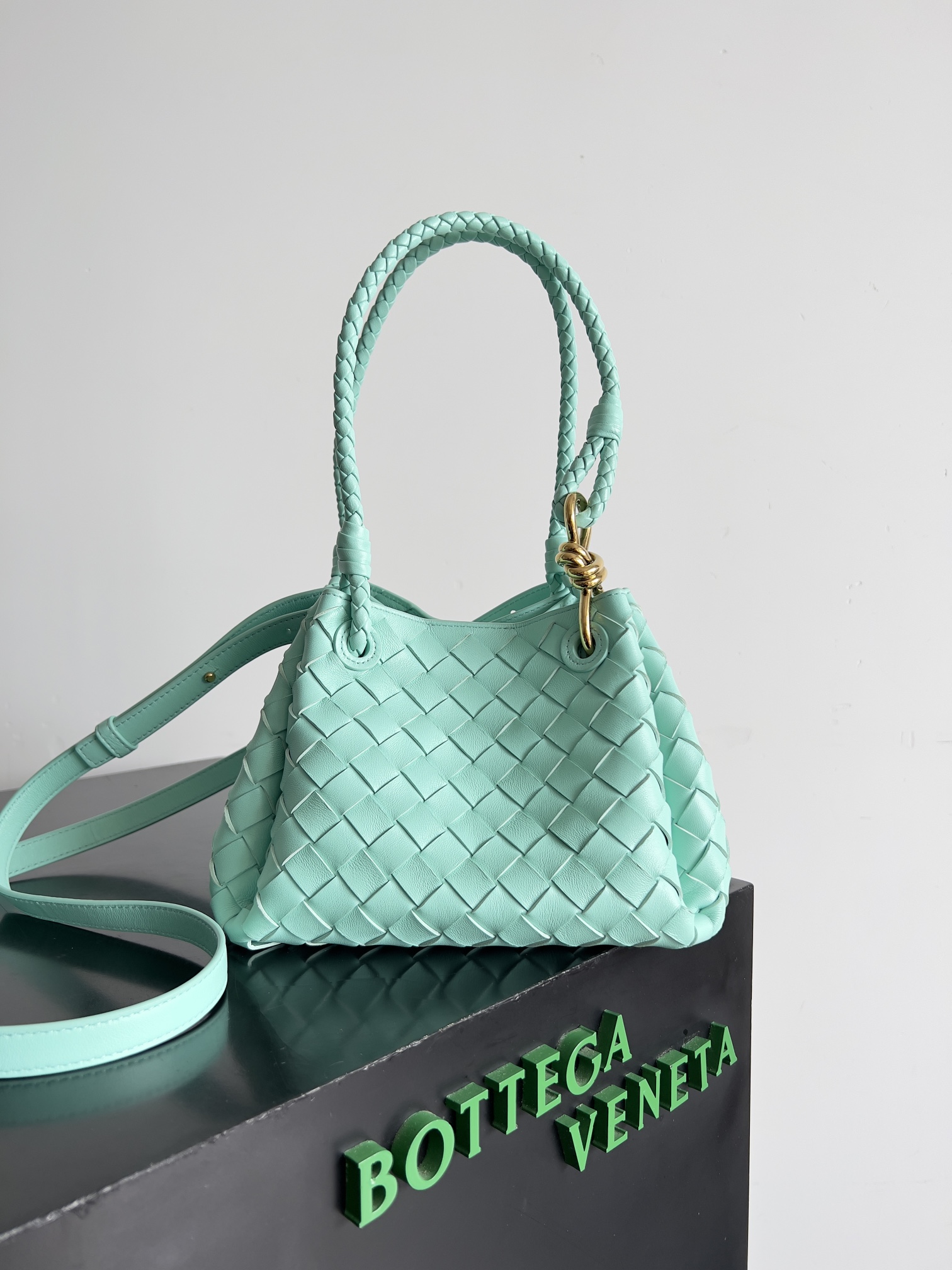 b0tte*a Ven*ta andiamo parachute tote-21*17*16.5cm