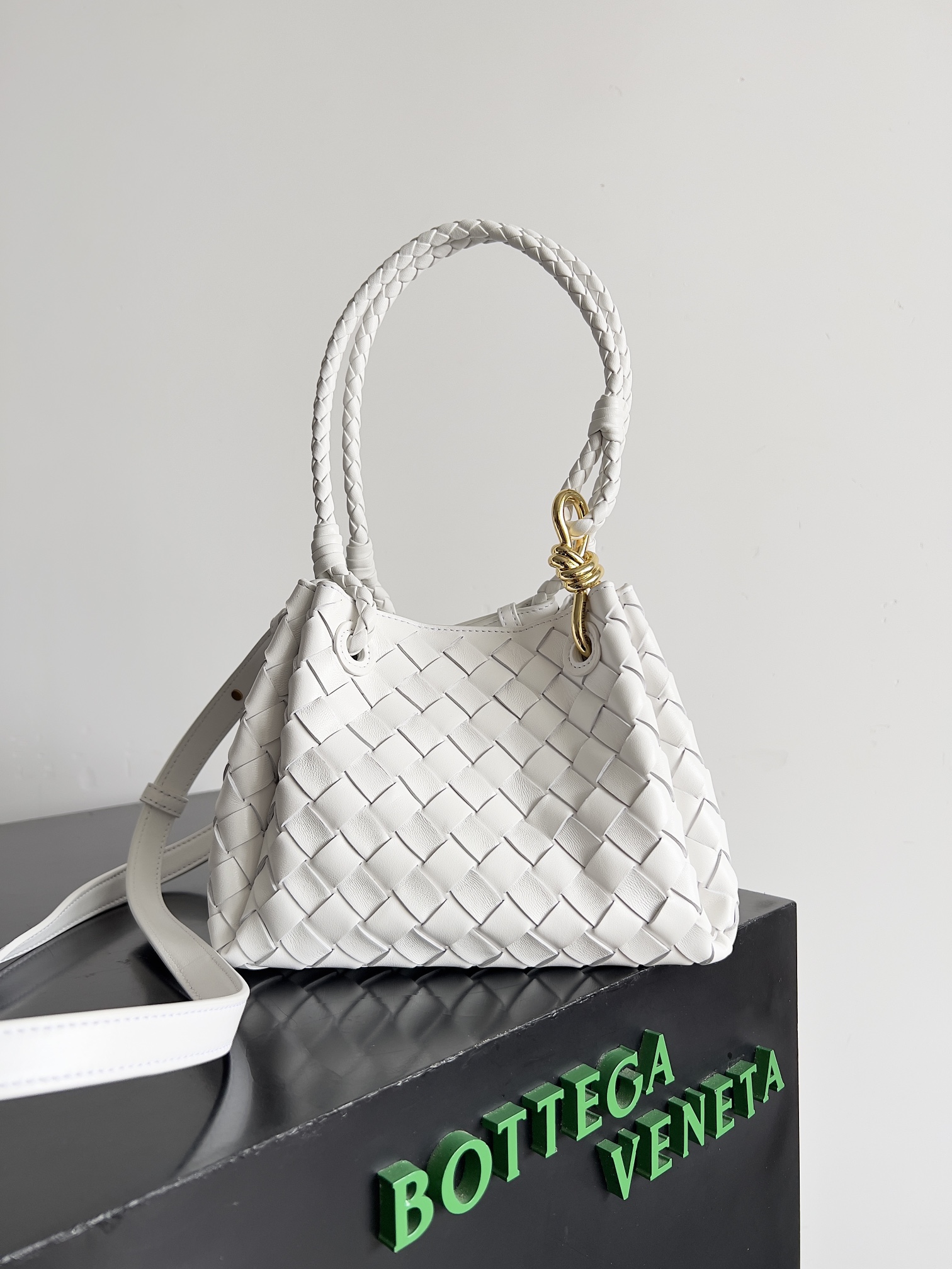 b0tte*a Ven*ta andiamo parachute tote-21*17*16.5cm