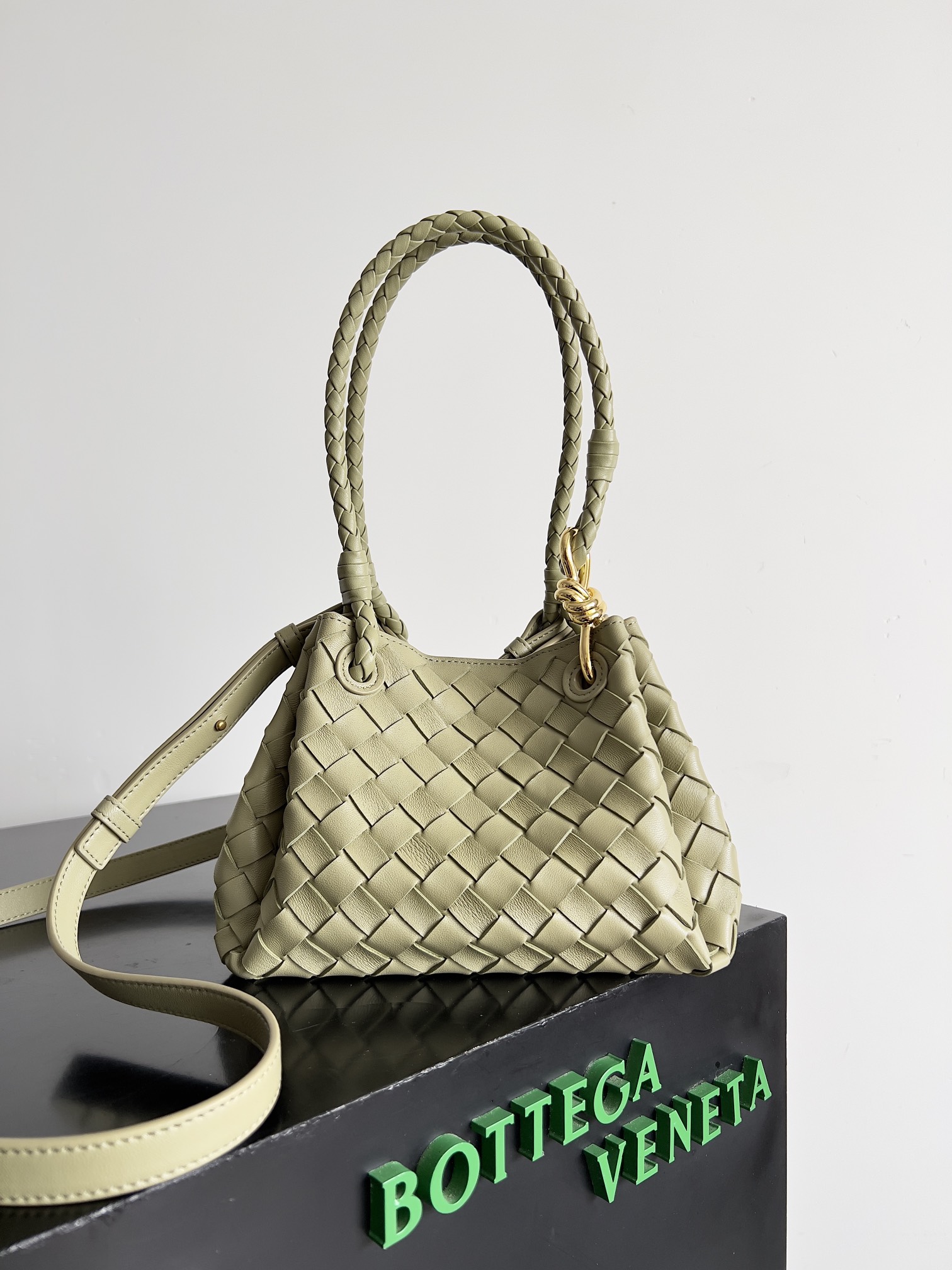b0tte*a Ven*ta andiamo parachute tote-21*17*16.5cm