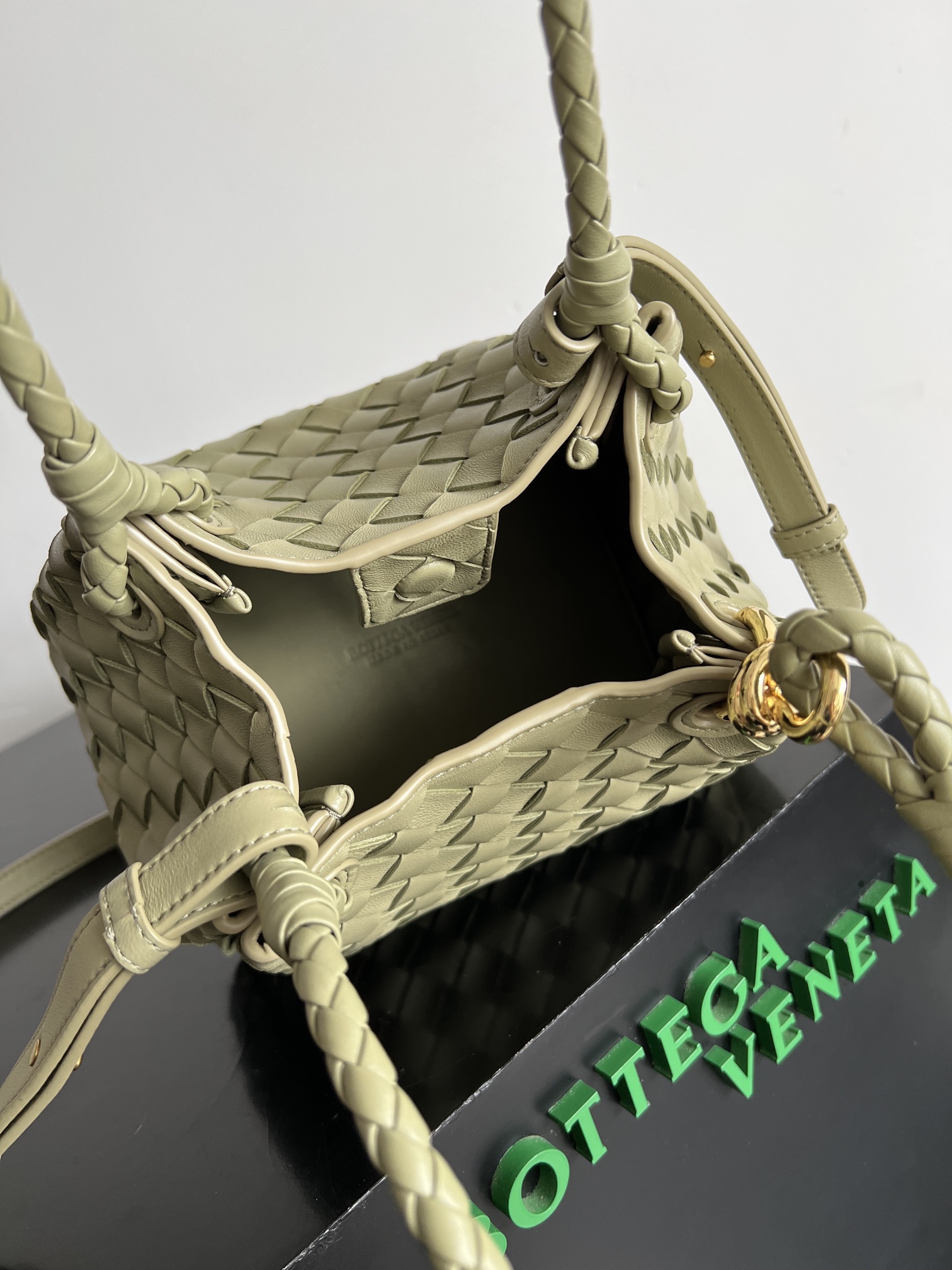 b0tte*a Ven*ta andiamo parachute tote-21*17*16.5cm