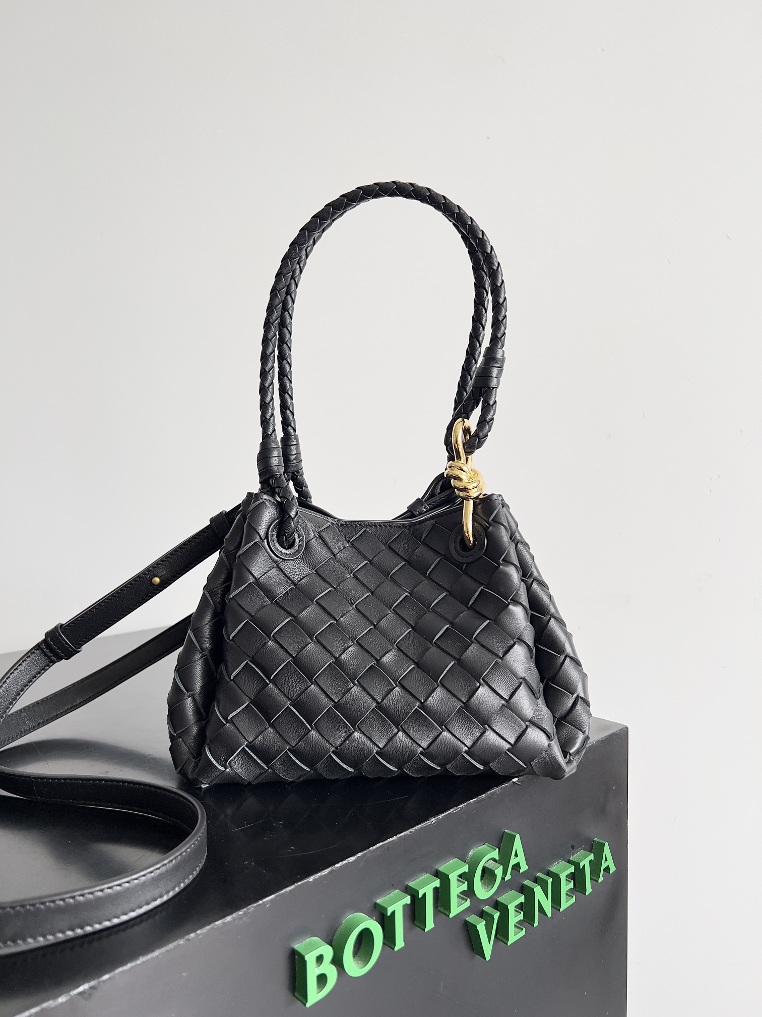b0tte*a Ven*ta andiamo parachute tote-21*17*16.5cm