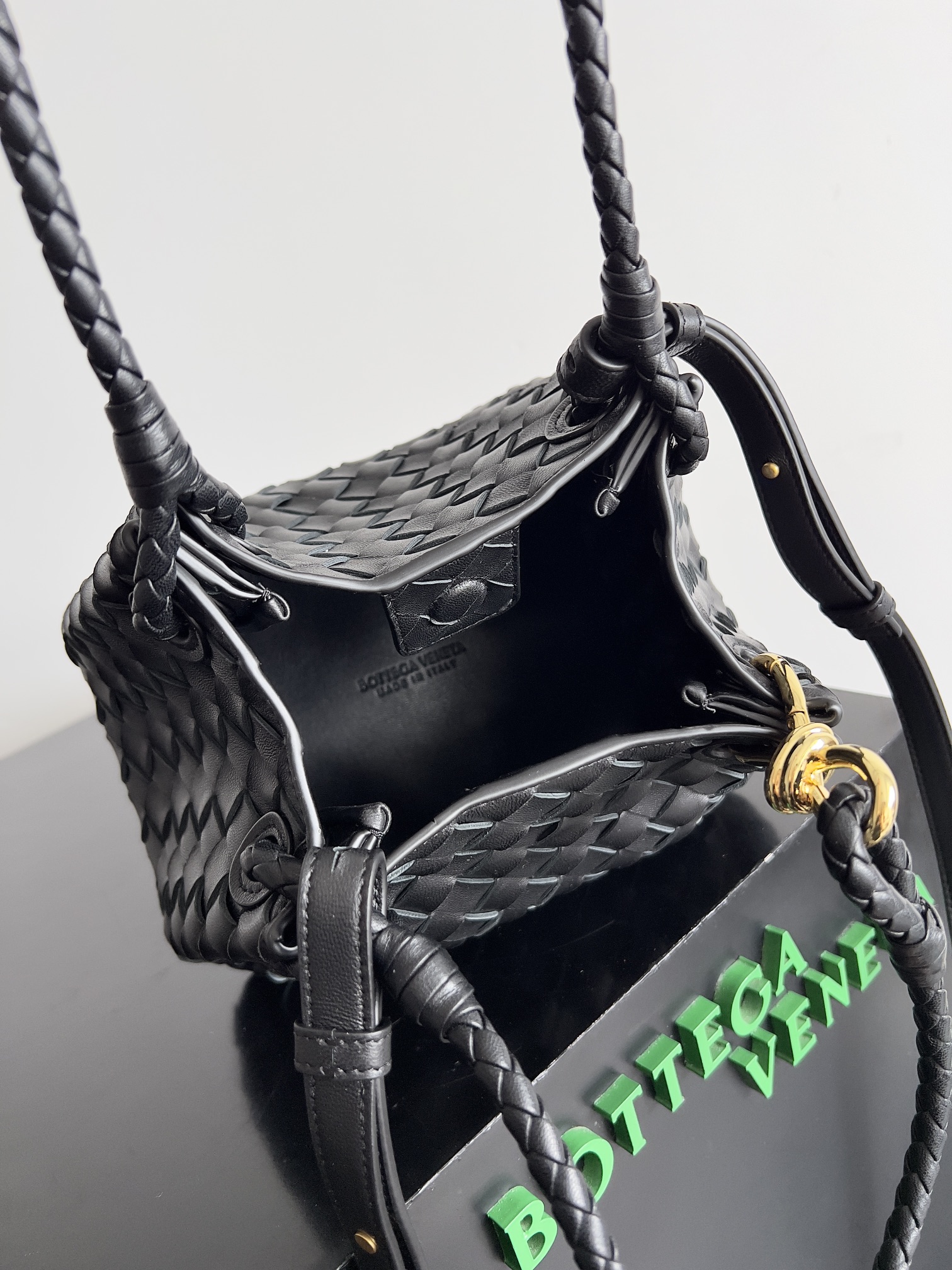 b0tte*a Ven*ta andiamo parachute tote-21*17*16.5cm