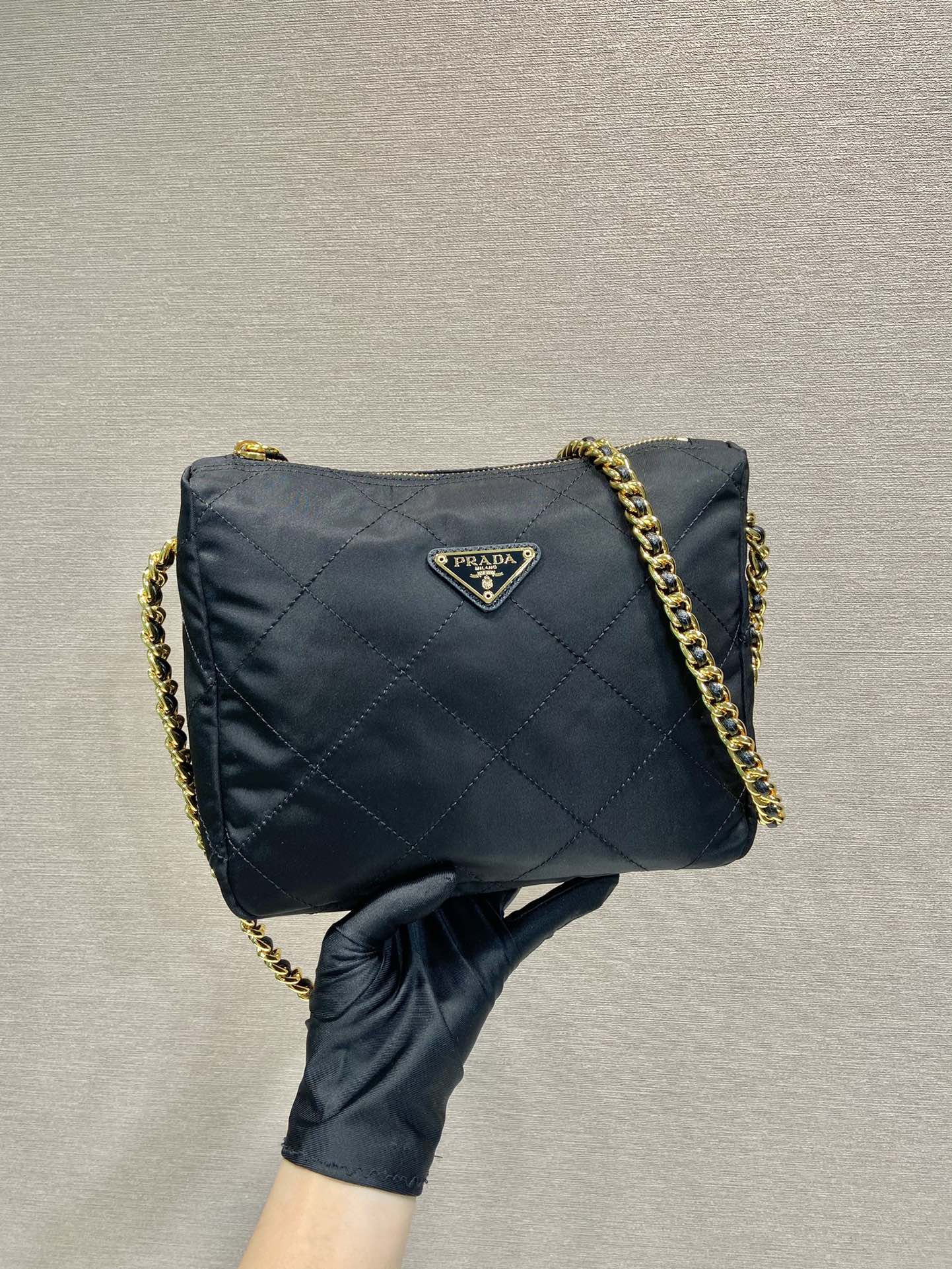 Pra*a vintage chain bag-1bd646-22*19*8cm