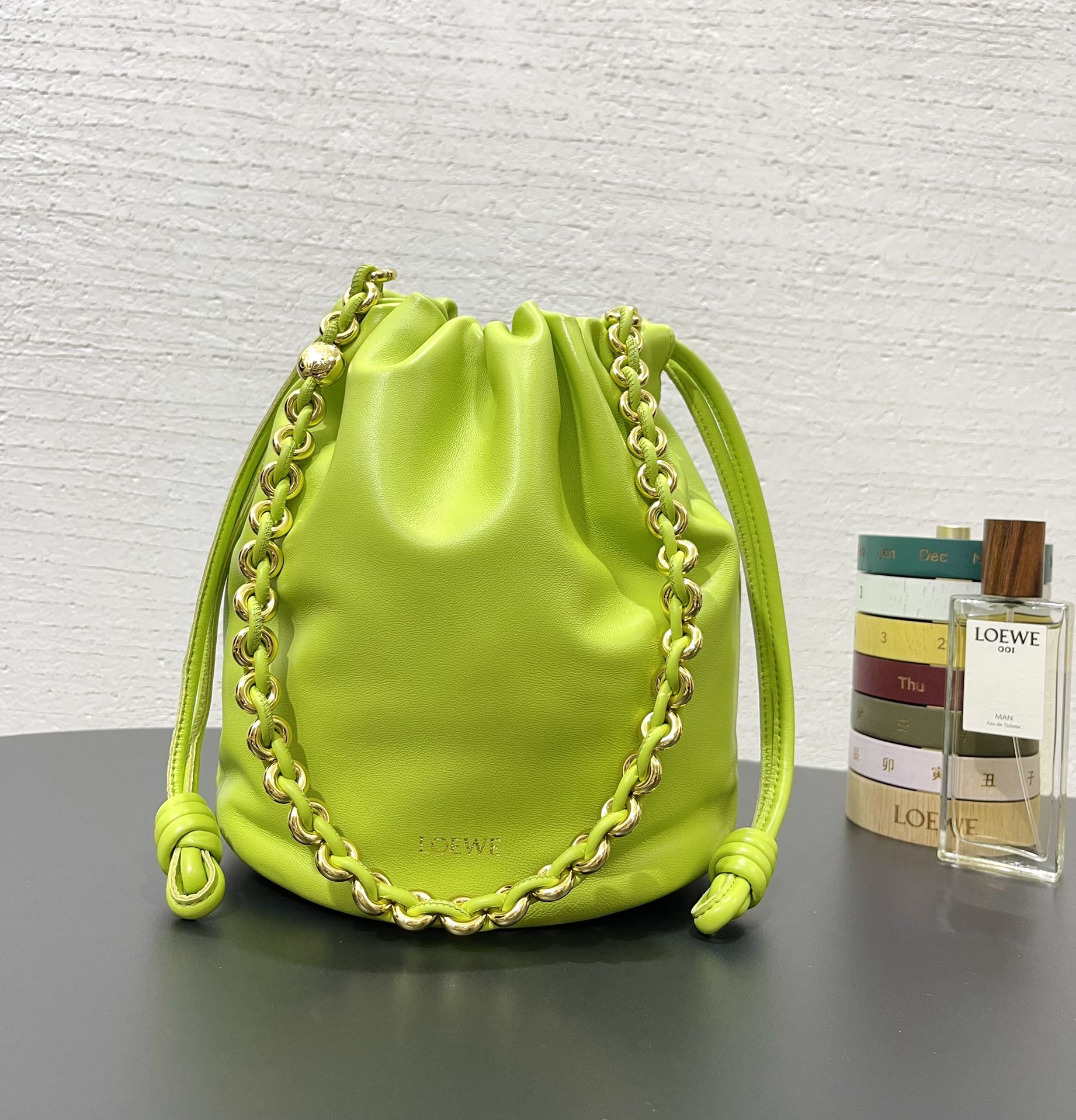 L0ew* mini flamenco purse bag-32*17*24cm