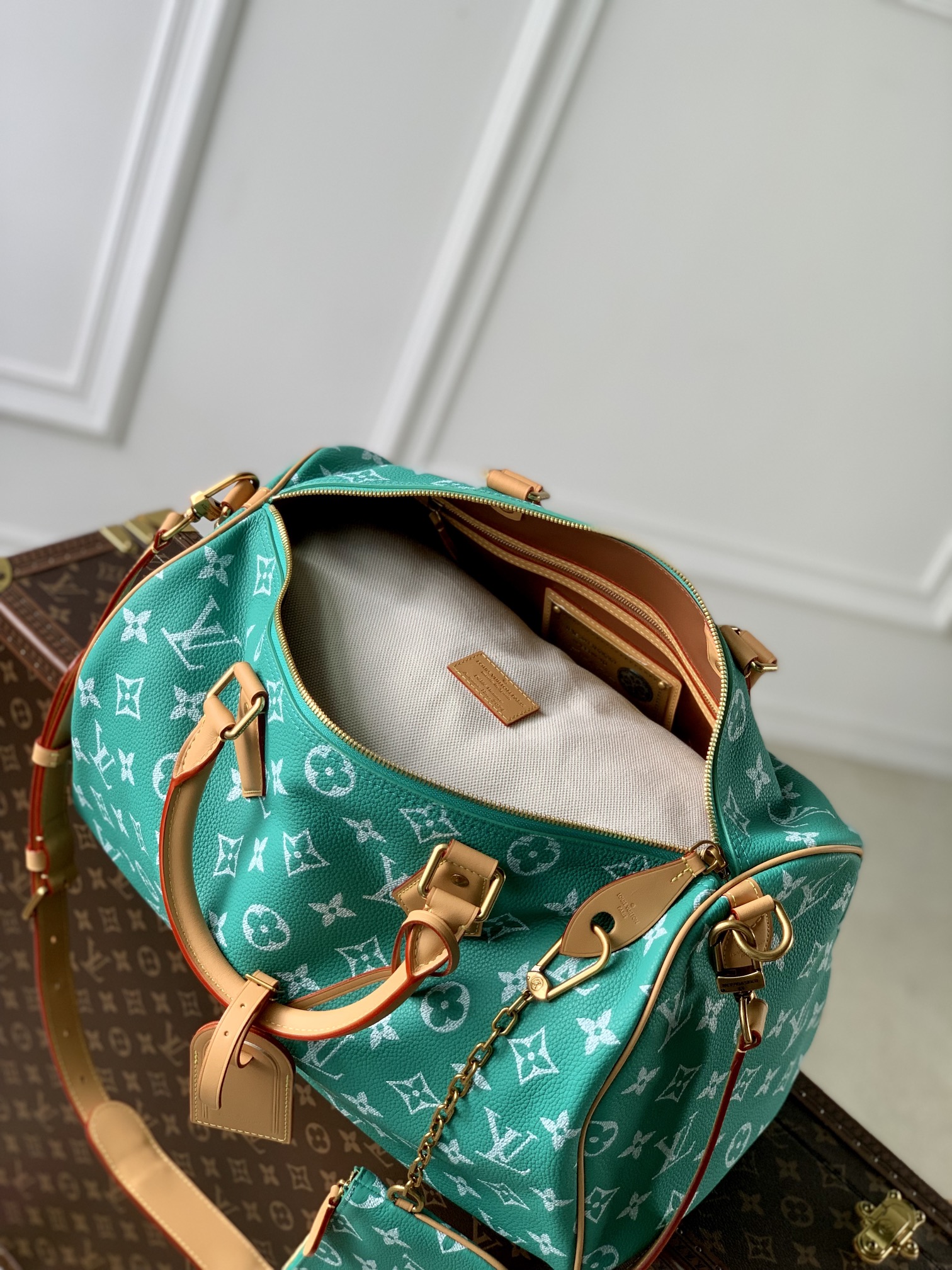 l0*is V*t0n speedy p9 bandoulière 40 monogram leather -40 x 26 x 23cm