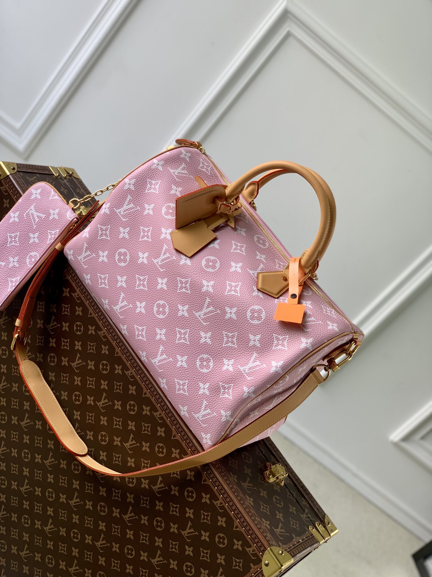 l0*is V*t0n speedy p9 bandoulière 40 monogram leather -40 x 26 x 23cm