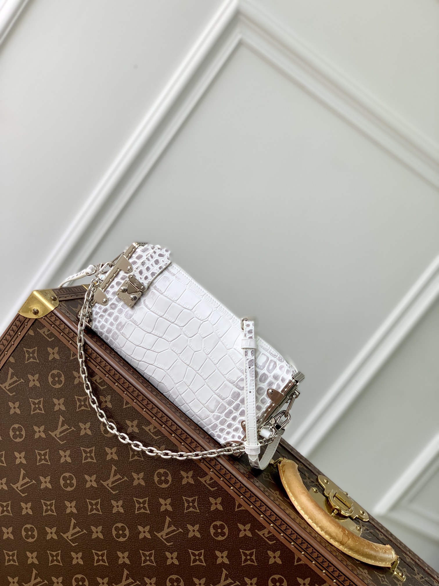 l0*is V*t0n slim trunk--m25445-23 x 12 x 4cm