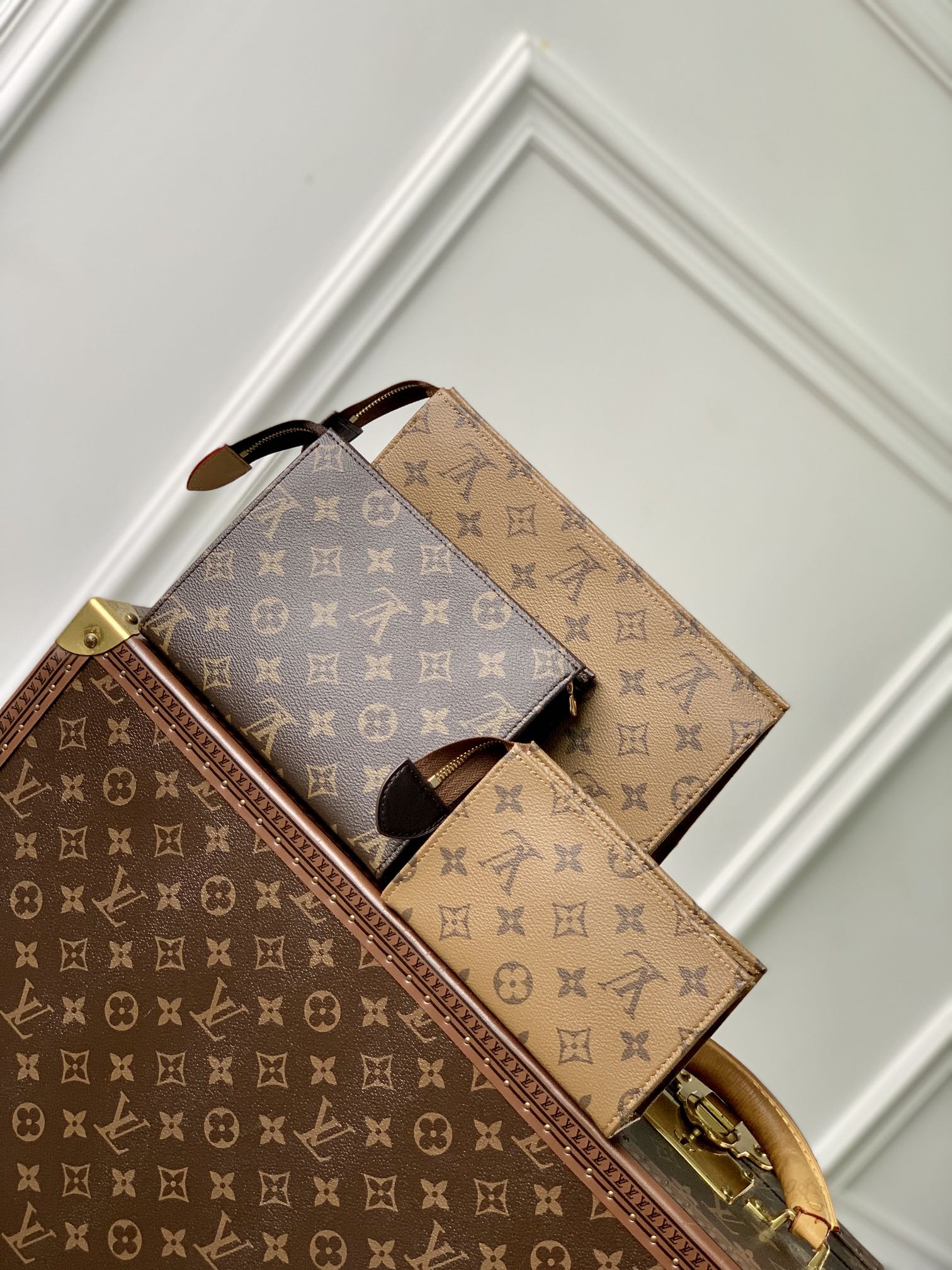 l0*is V*t0n trio poche toilette bag-m11254-25 x 20 x 5.5cm