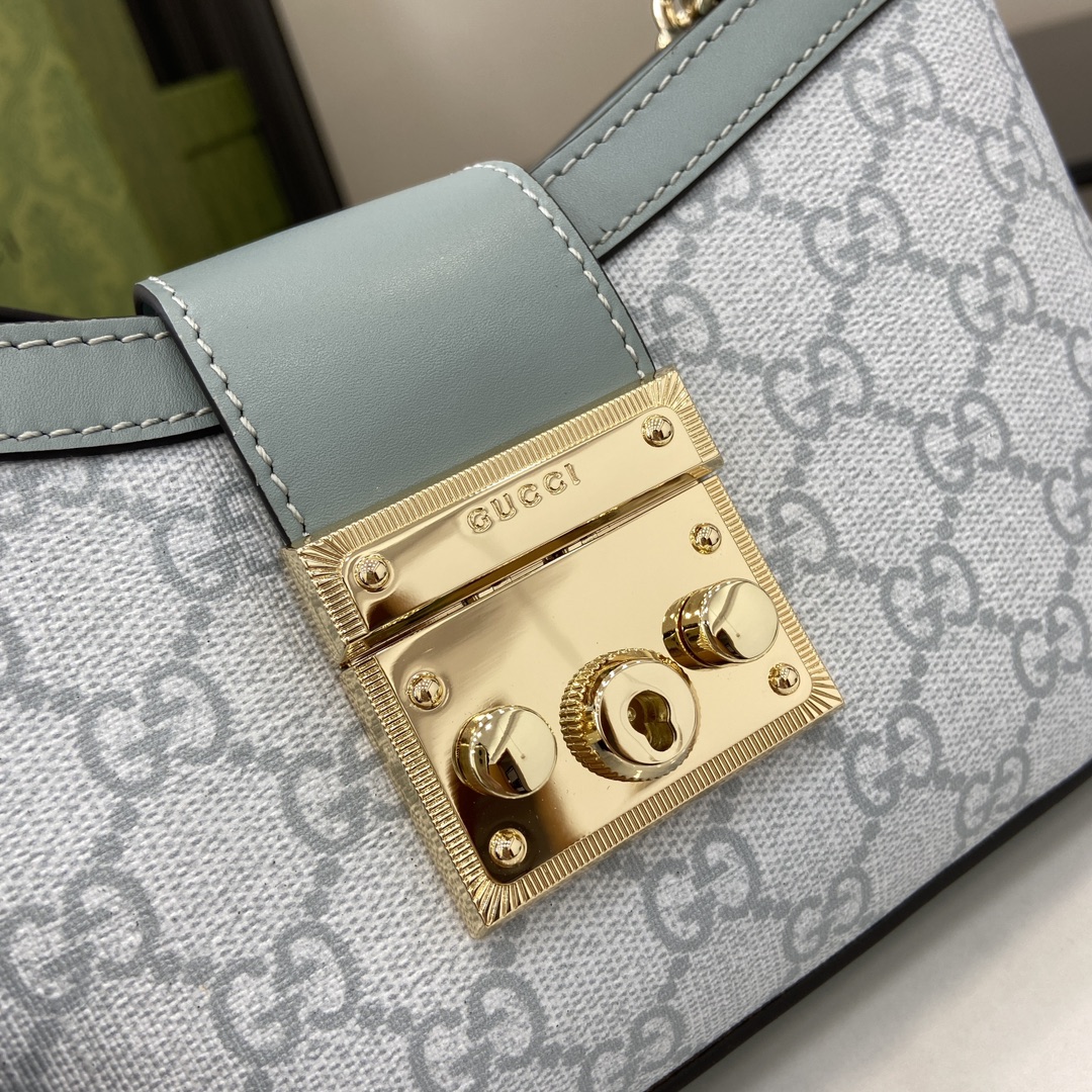G*u*i padlock bag-26.5 x 13.5 x 4.5cm